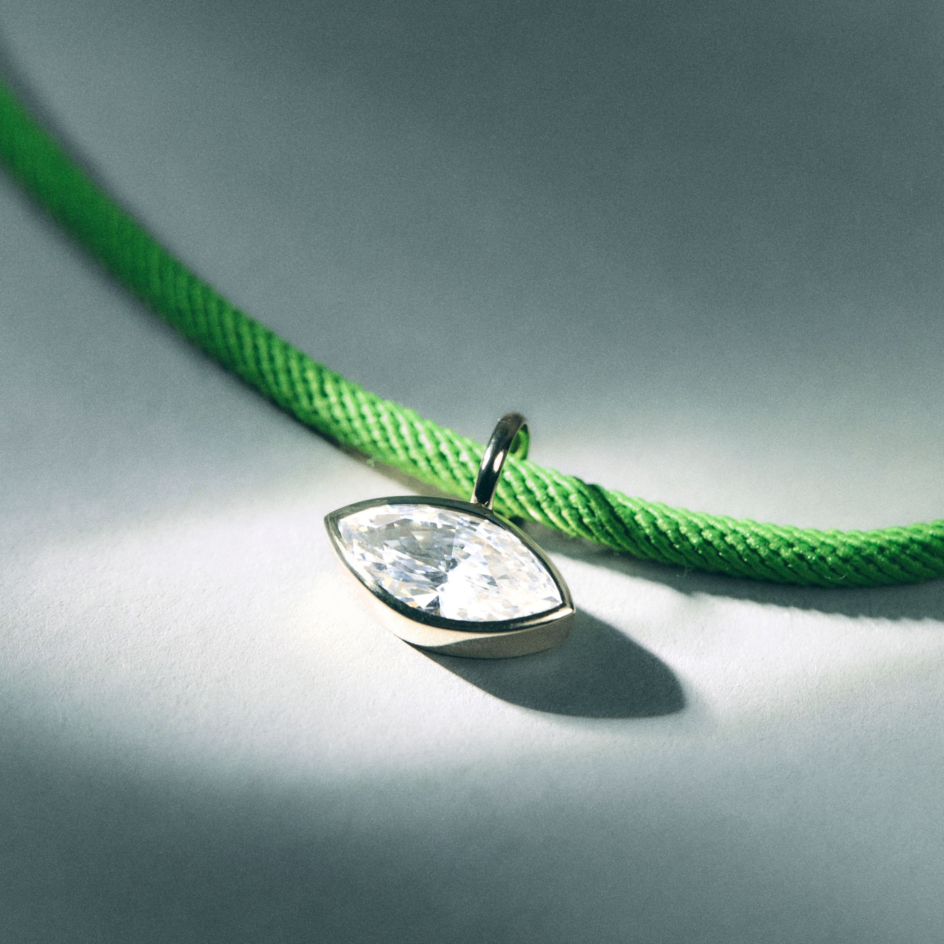 The Axis Necklace | Emerald