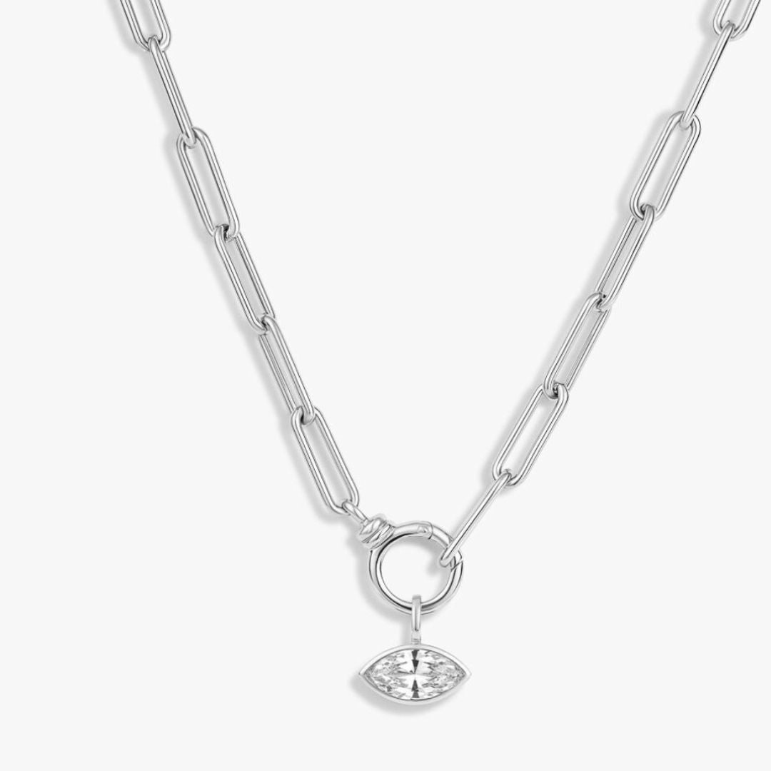 The Silver Axis Chain Necklace