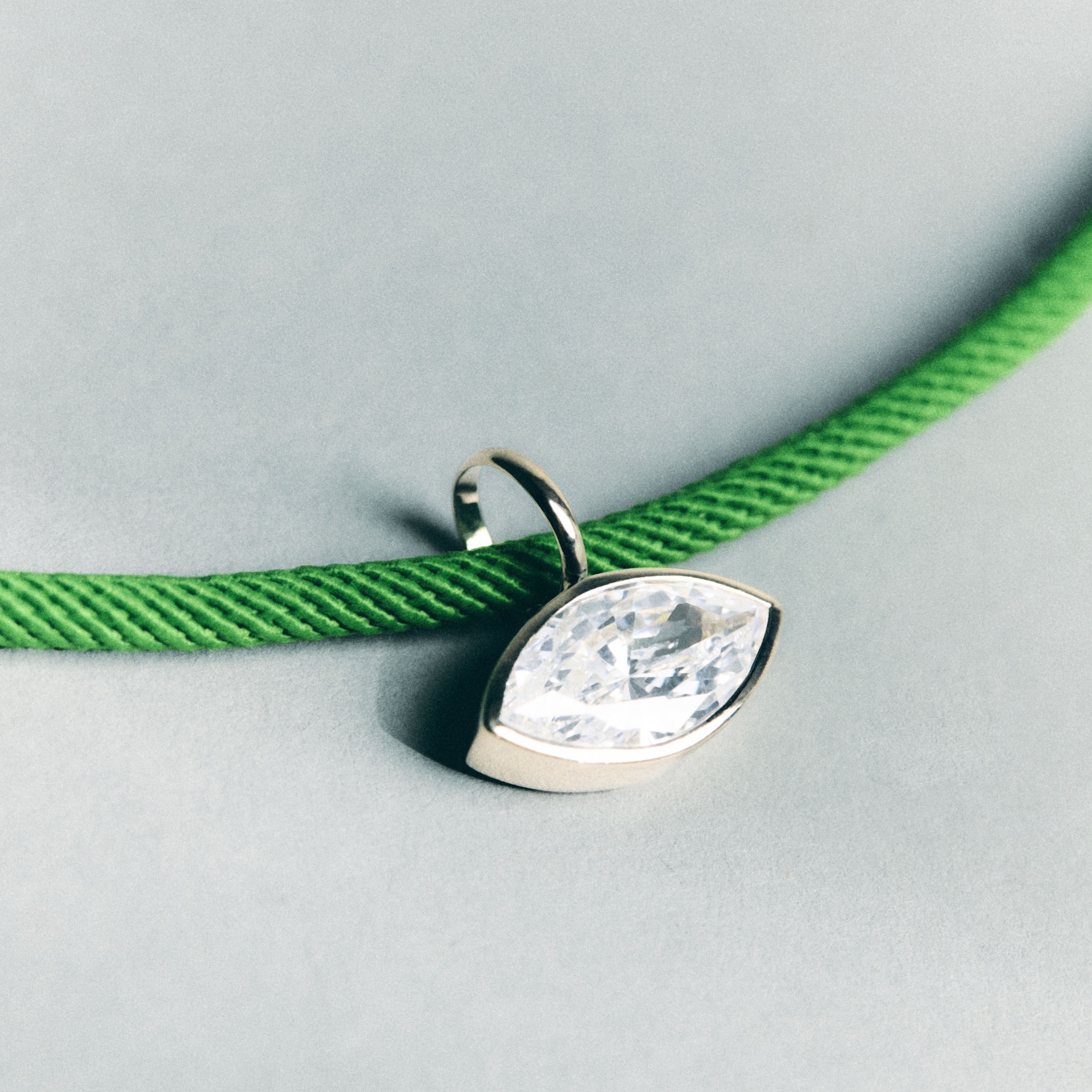 The Axis Necklace | Emerald