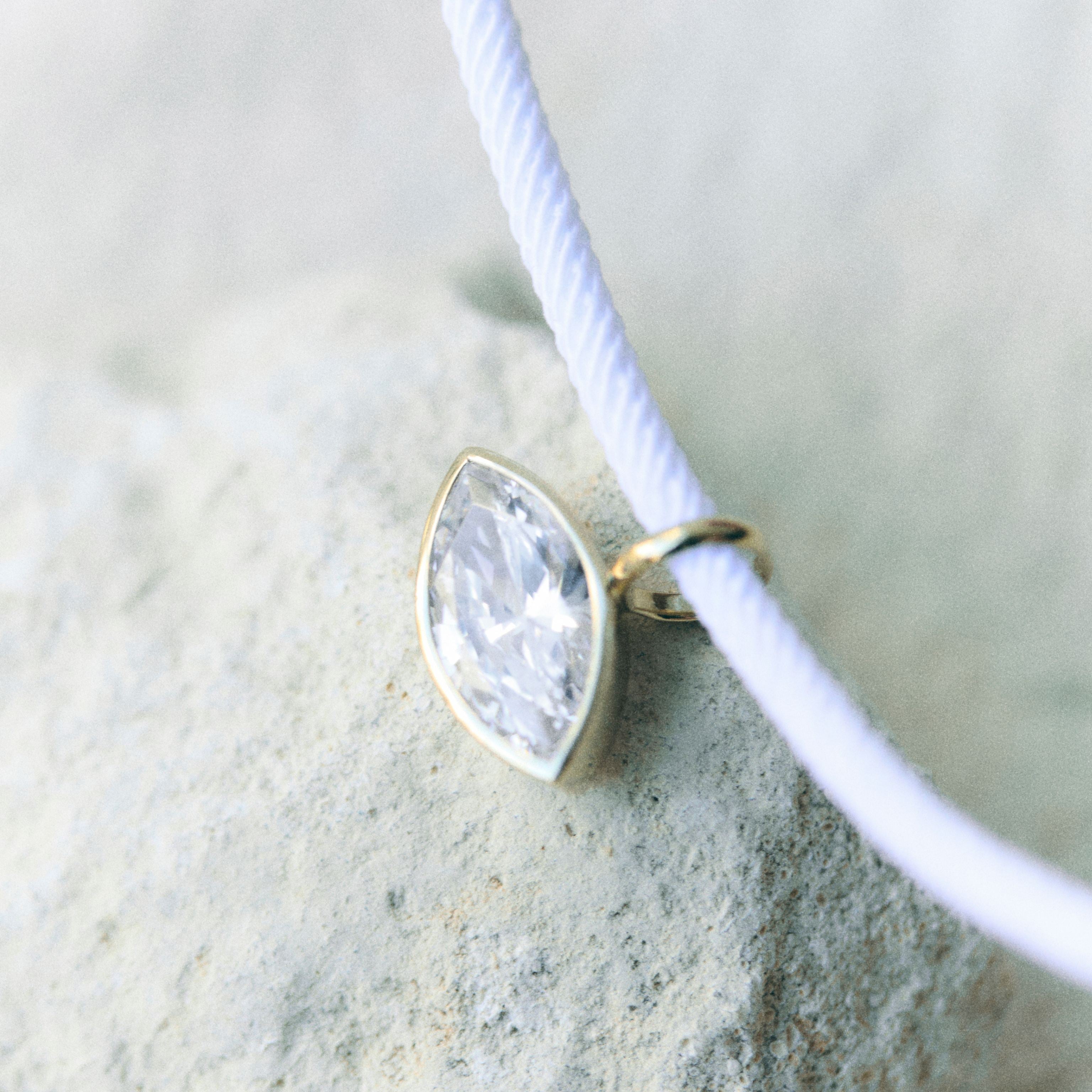 The Axis Necklace | White