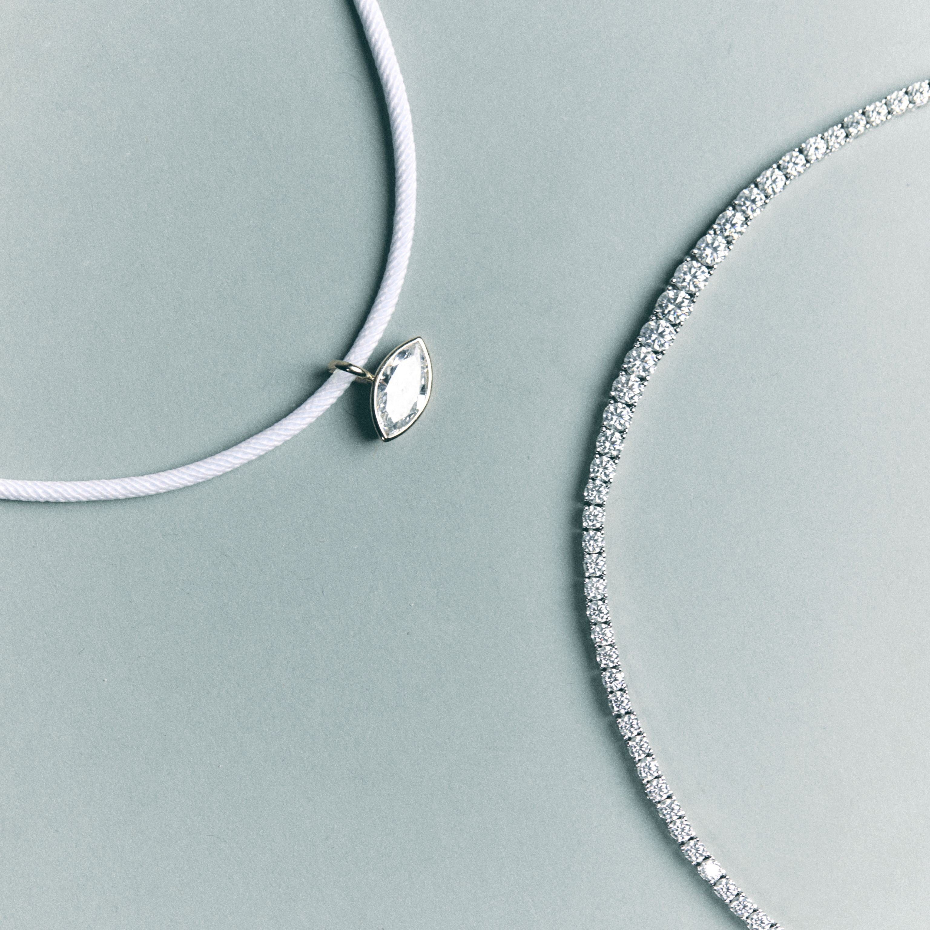 The Axis Necklace | White