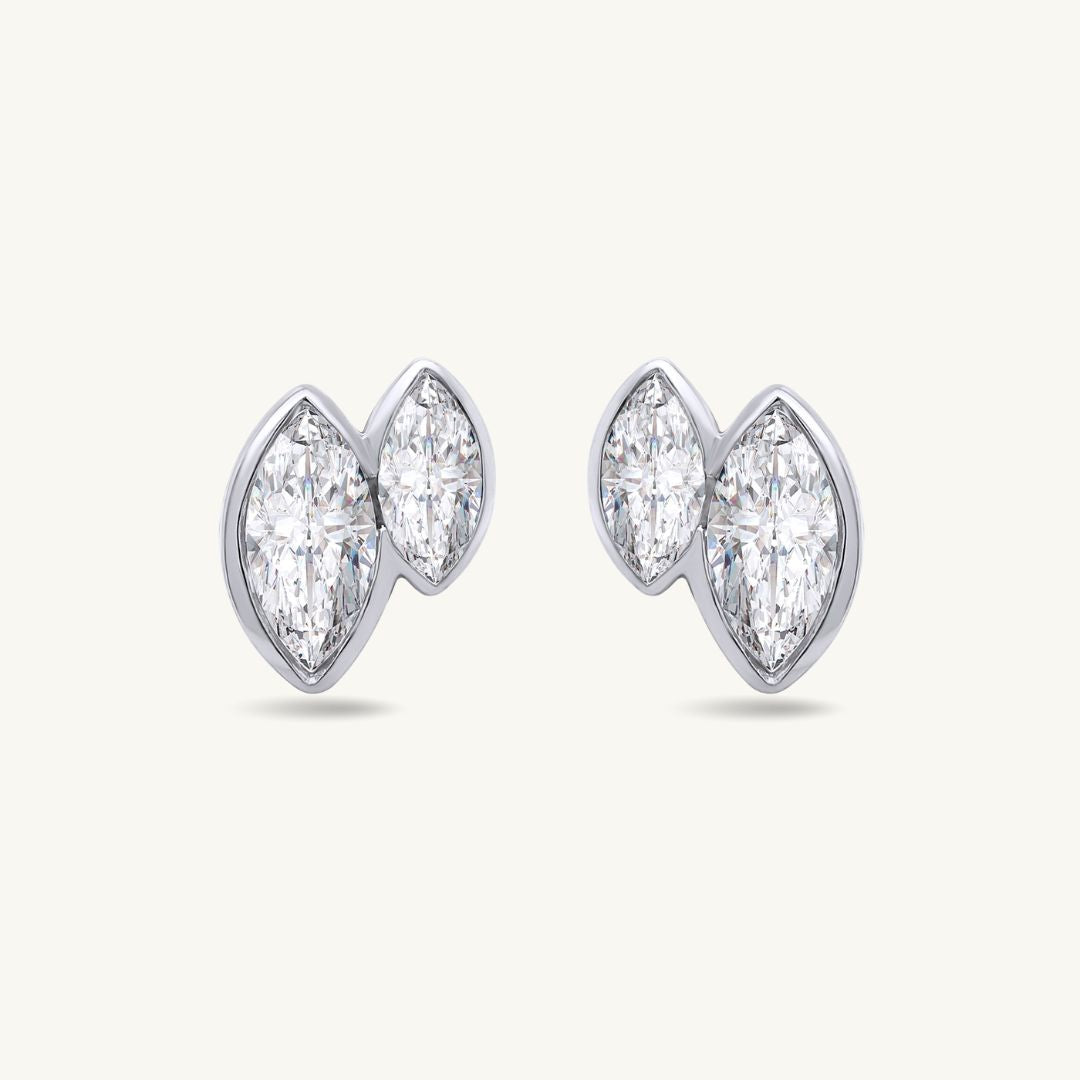 The Double Marquise Earrings