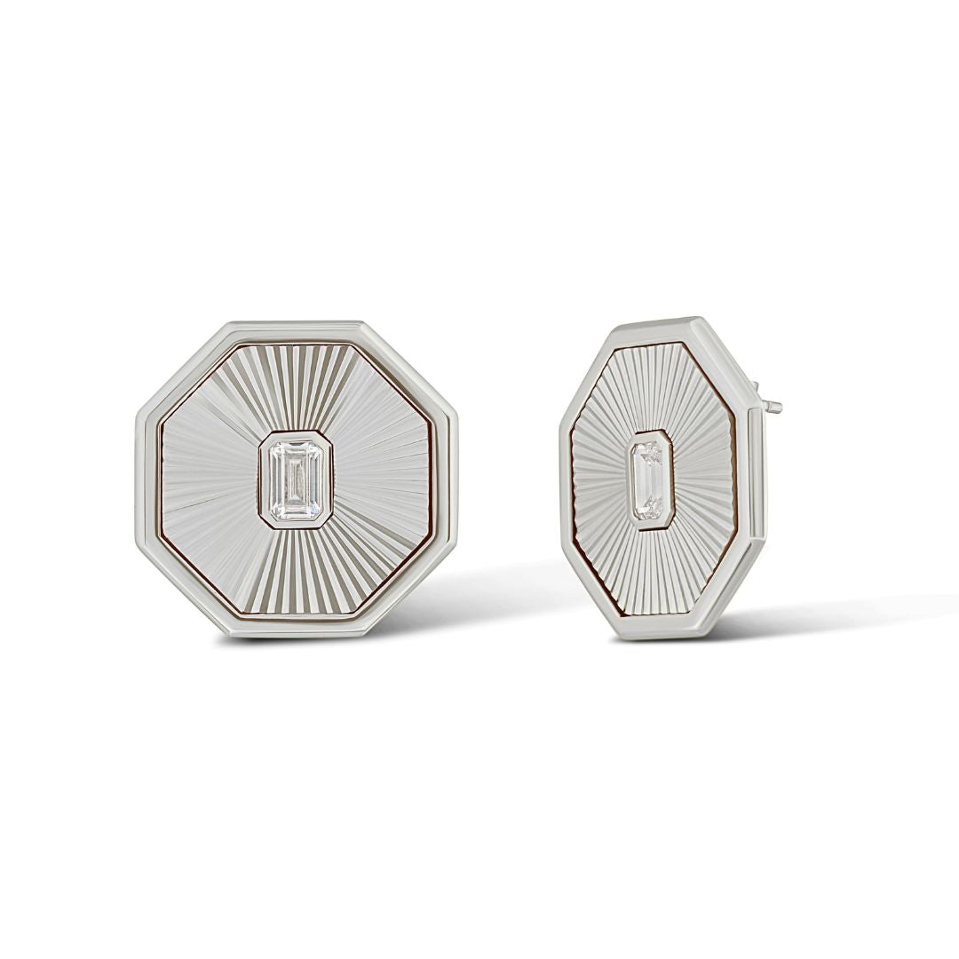 The Silver Eva Earrings