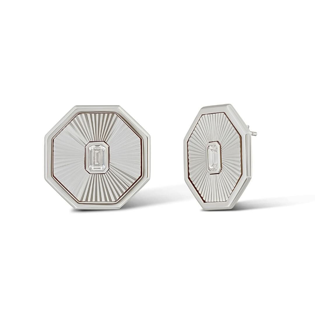 The Silver Eva Earrings