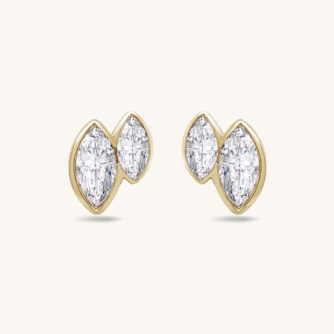 The Double Marquise Earrings