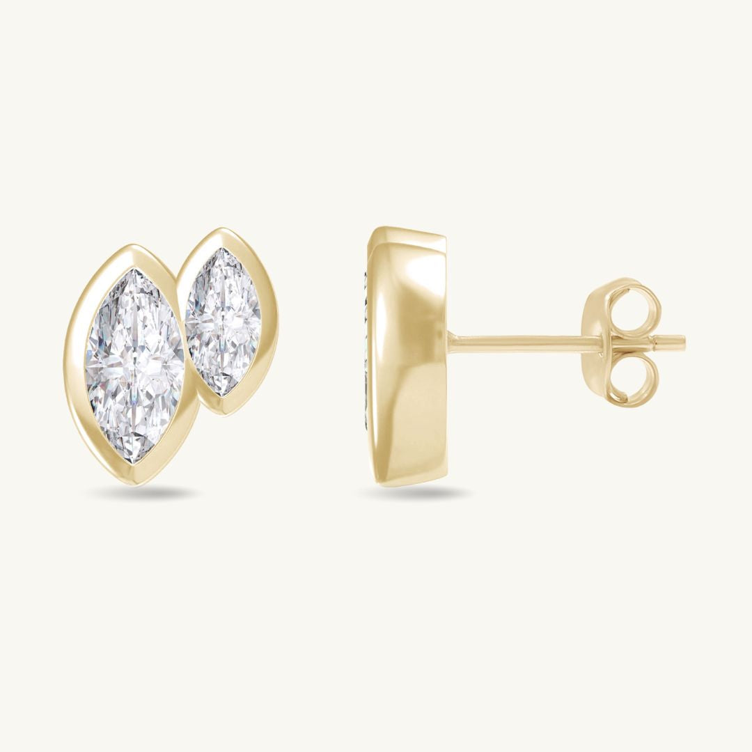 The Double Marquise Earrings