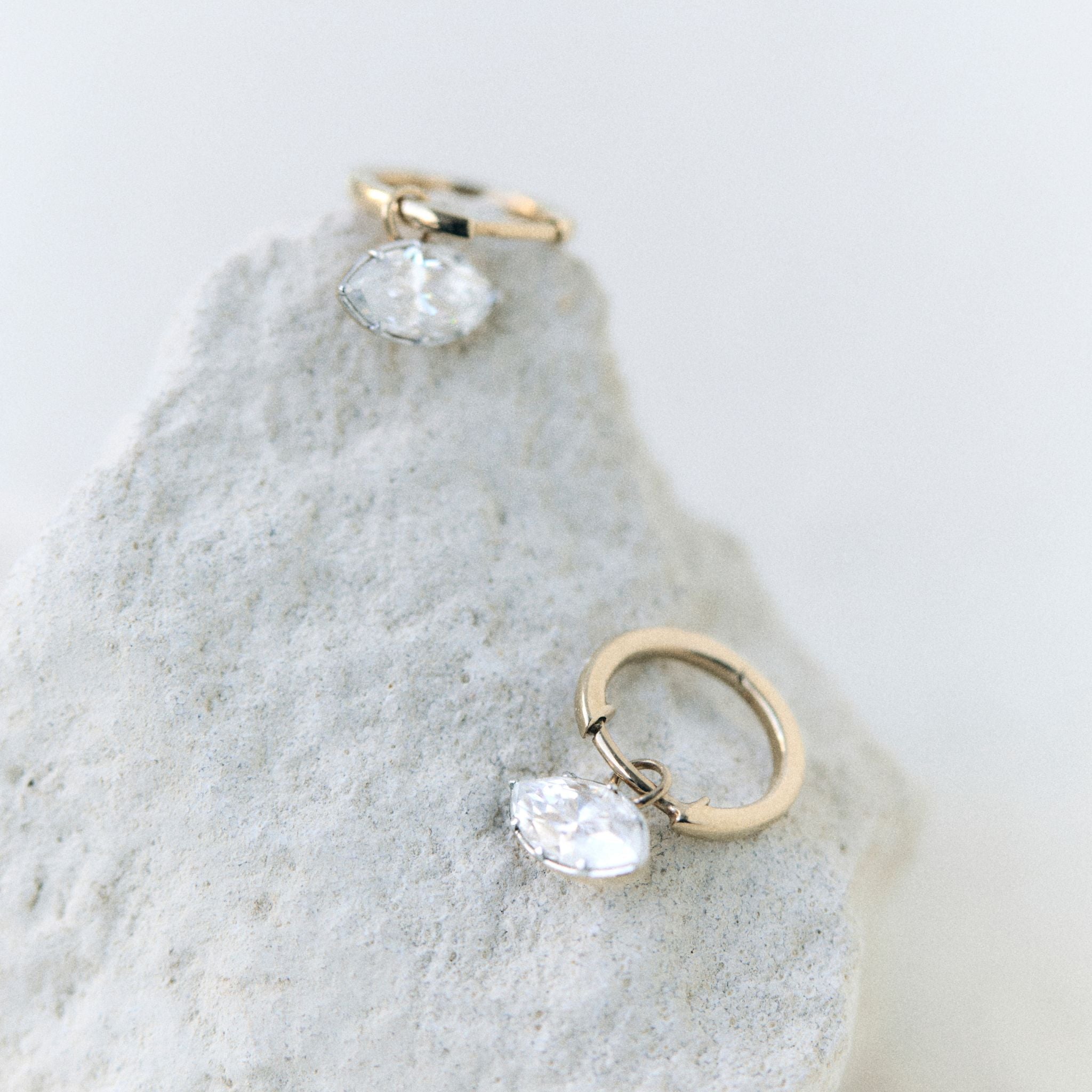 The Moissanite Axis Earrings