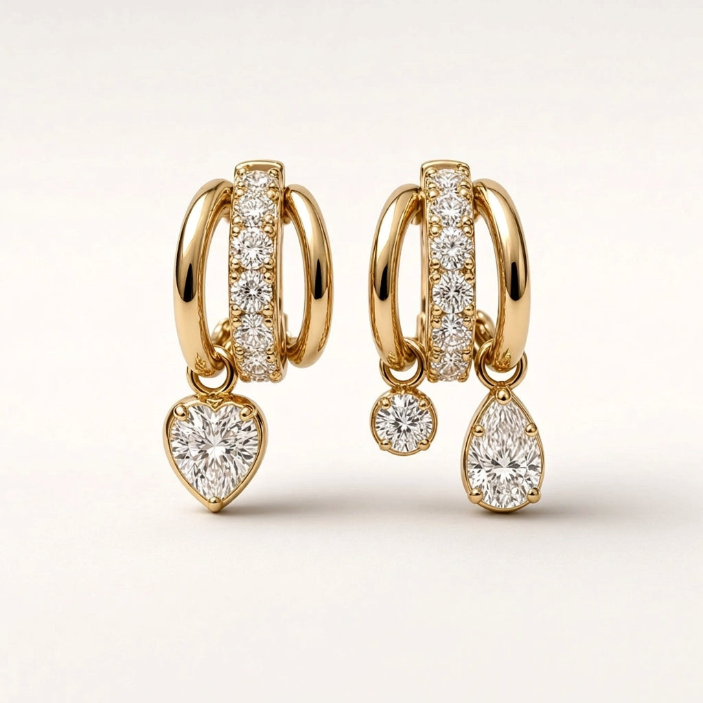 The Triple Threat Earrings