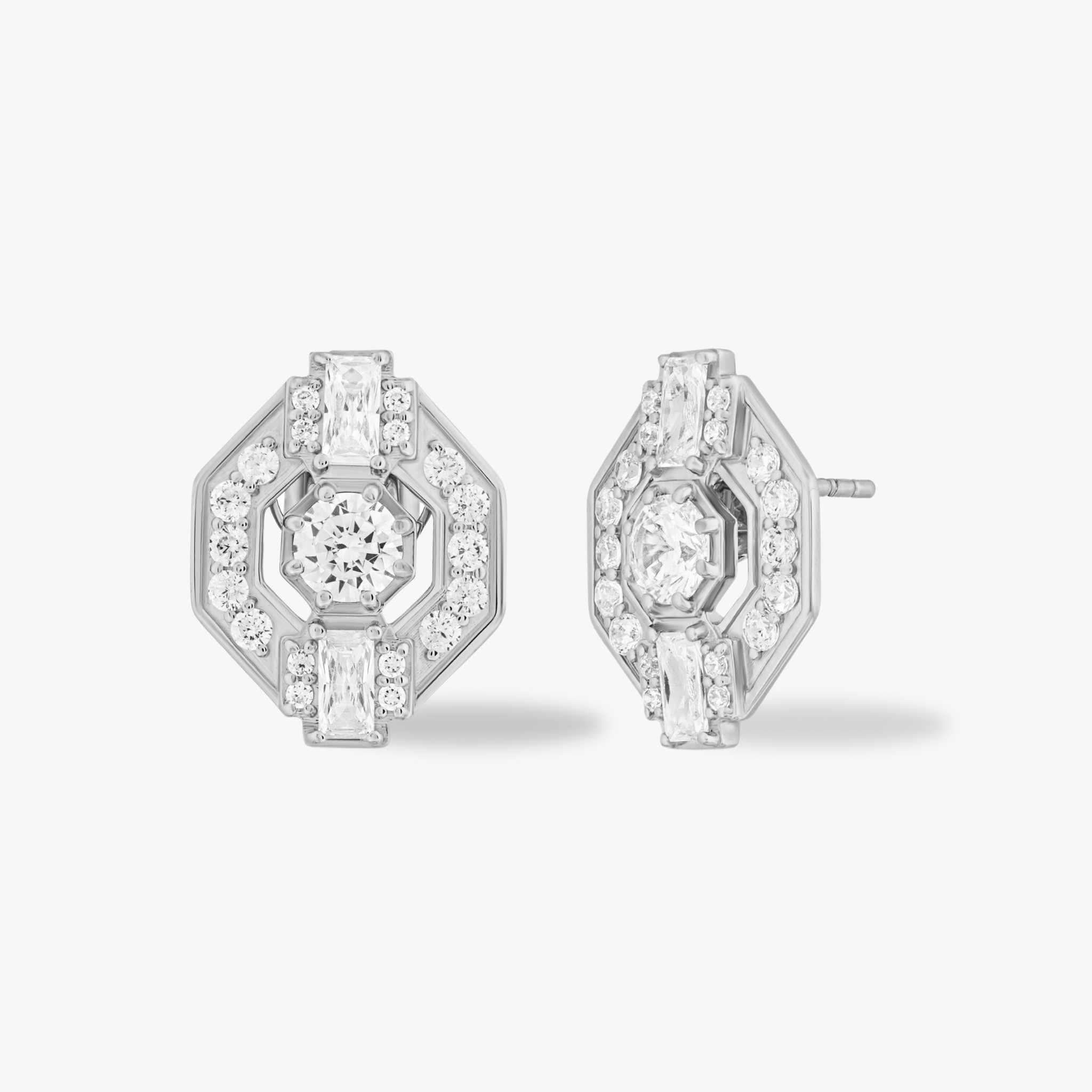 The Silver Beaux Earrings