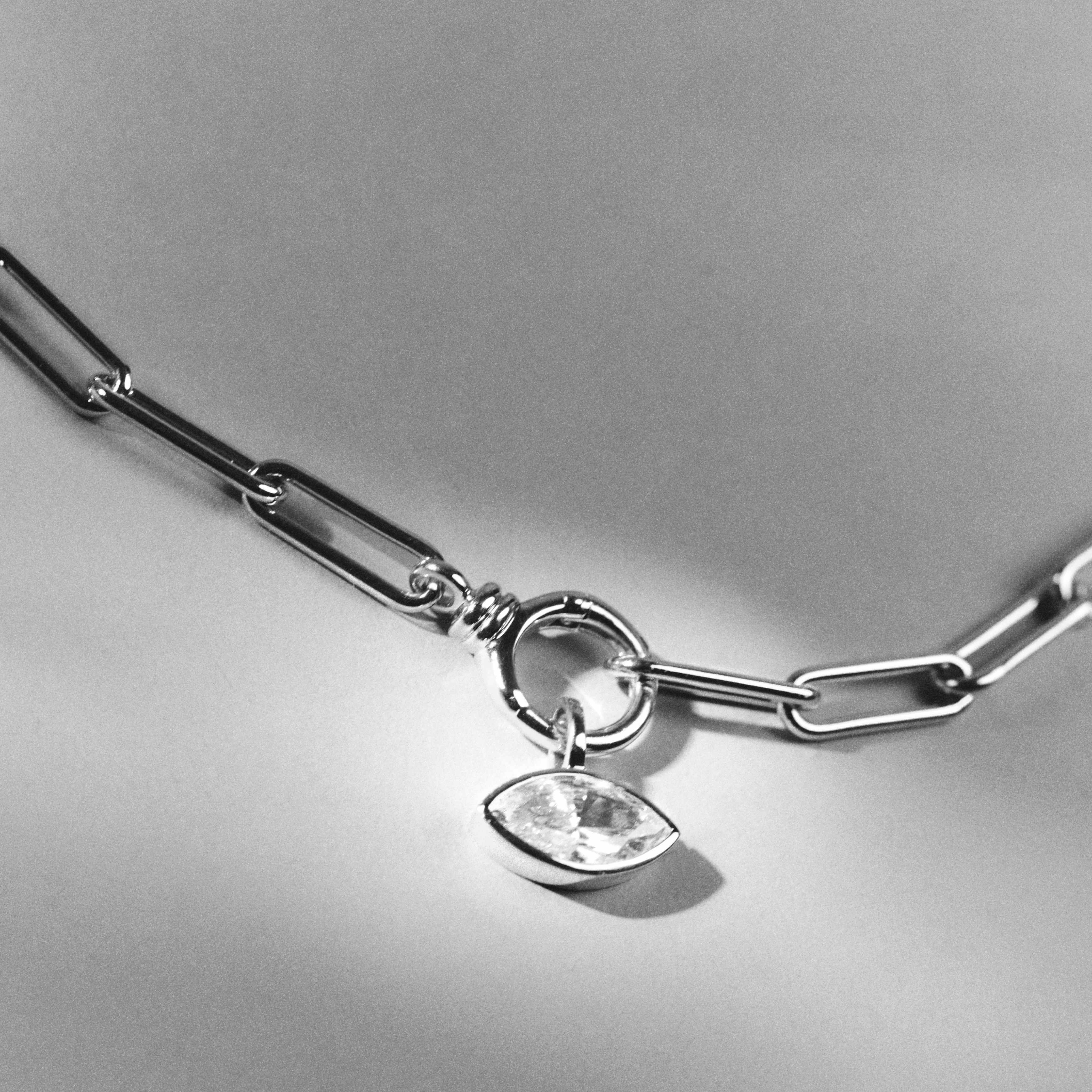The Silver Axis Chain Necklace