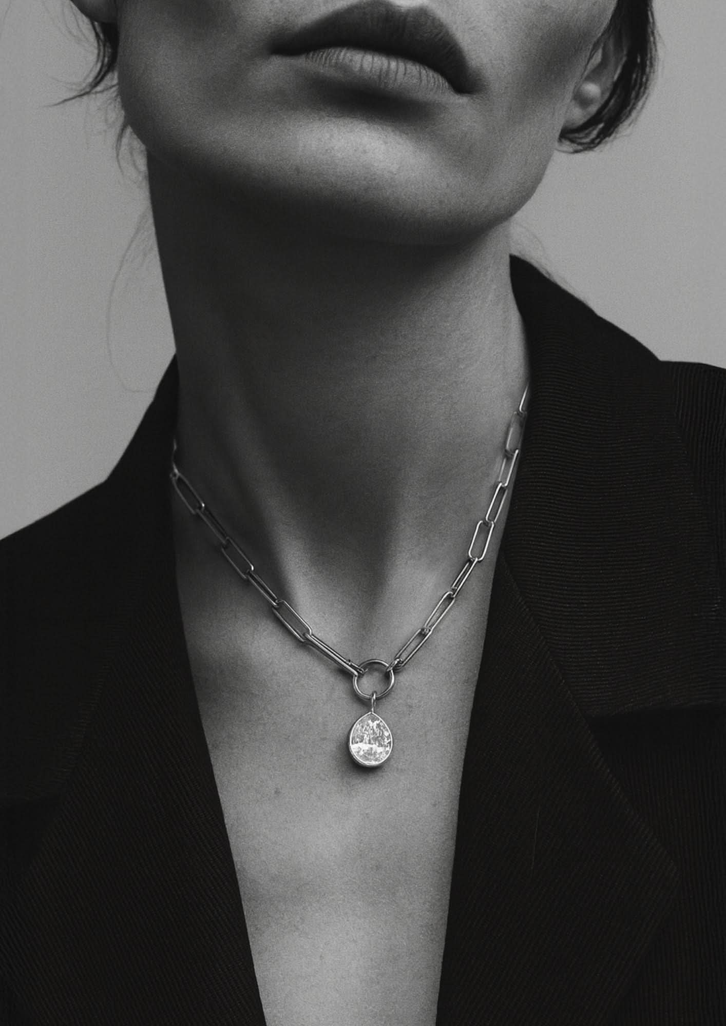 The Silver Formes Pear Drop (Drop only)