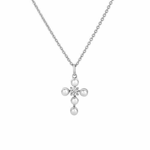 The White Gold In Luck Necklace