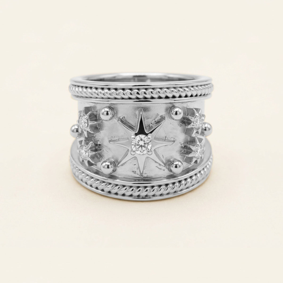 The Silver Constellation Ring