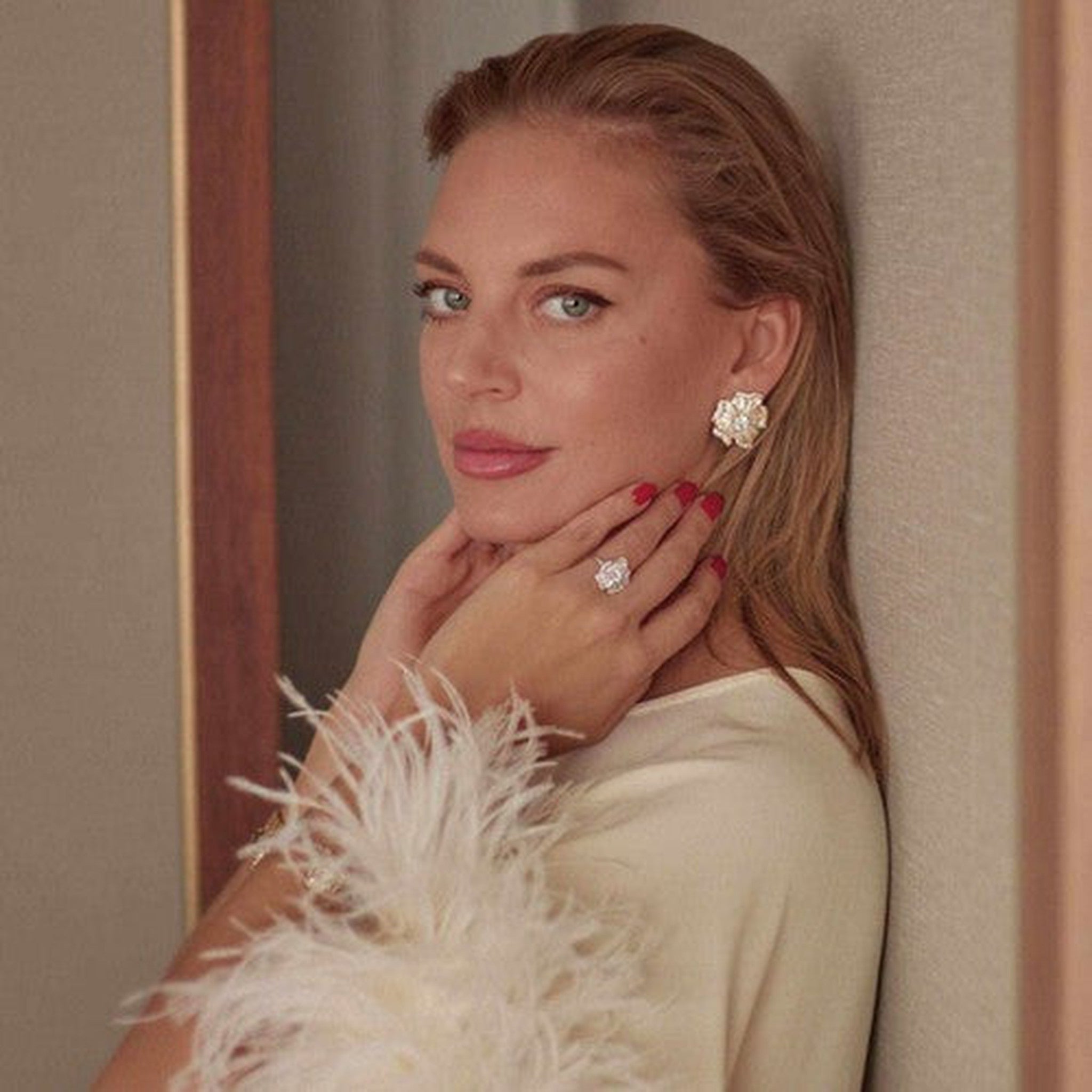 The Gold In Bloom Earrings