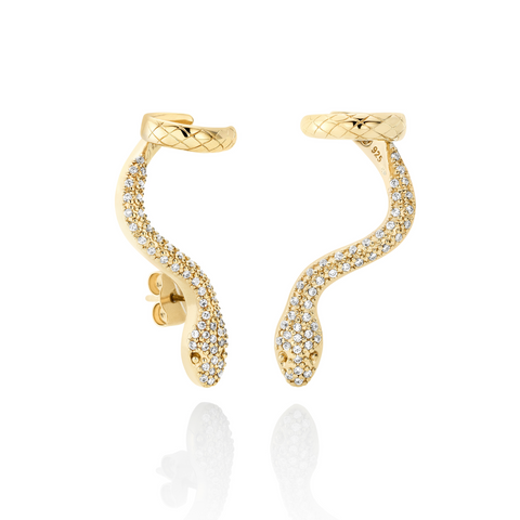 The Gold Pear Sweetie Earrings
