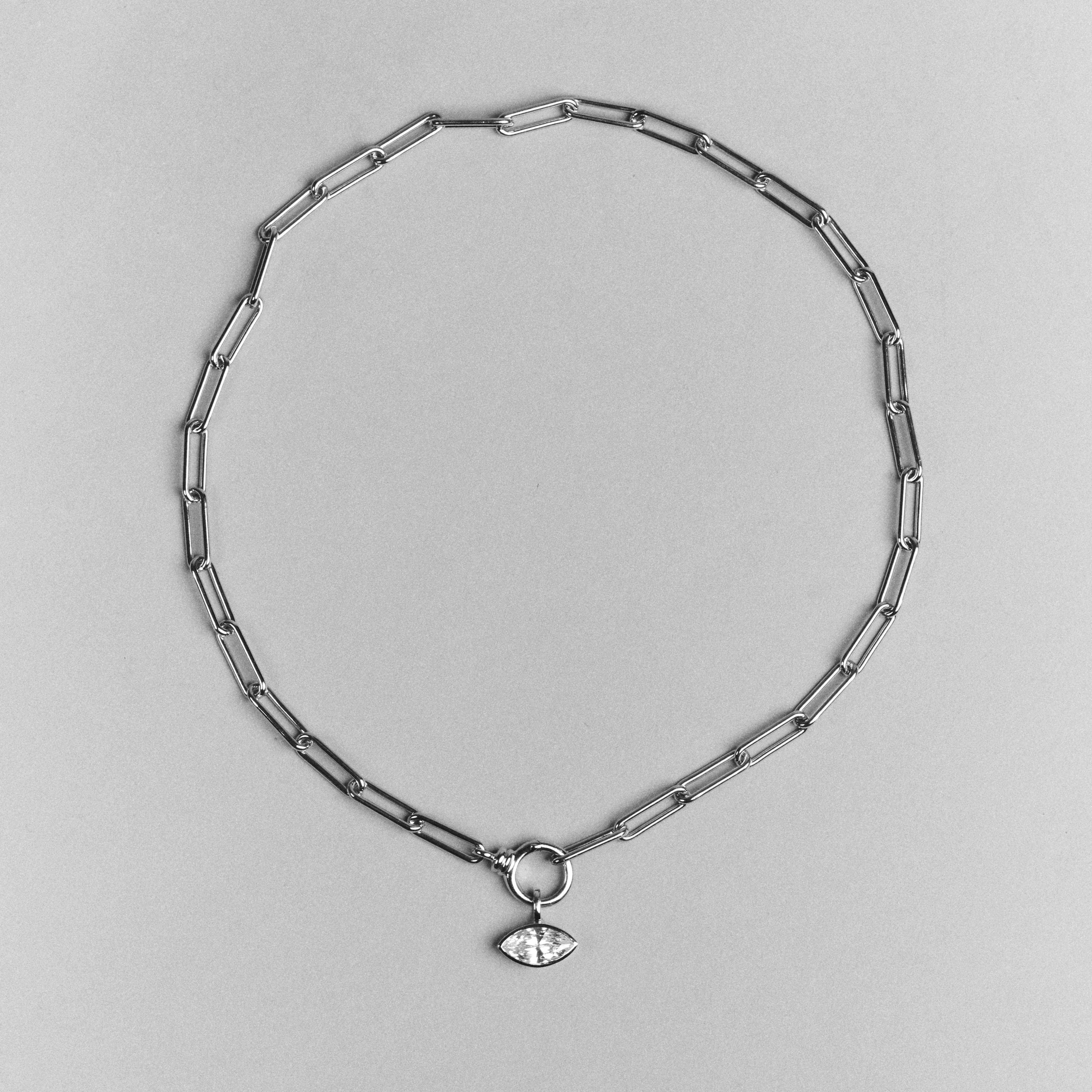 The Silver Axis Chain Necklace