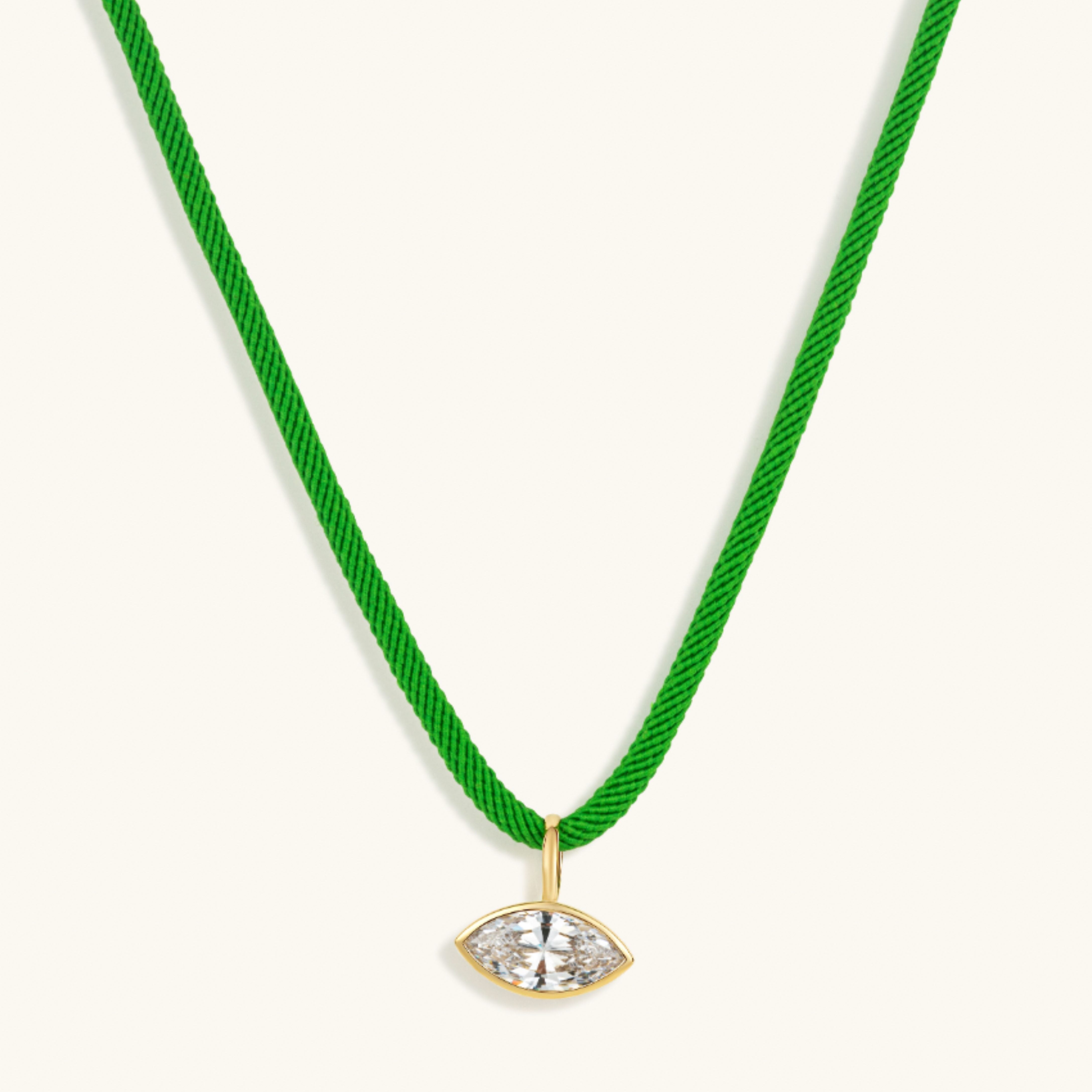 The Axis Necklace | Emerald
