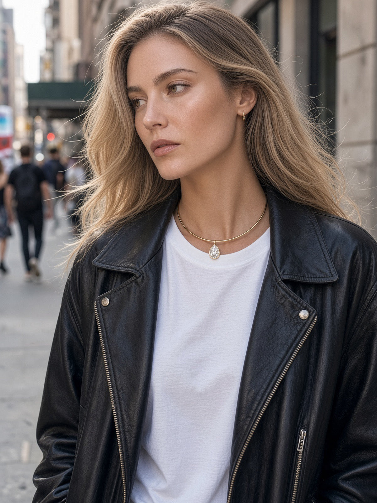 The Gold Pear Drop (Necklace Drop only)