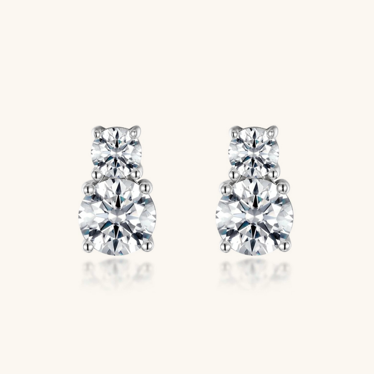 The Double Diamond Studs
