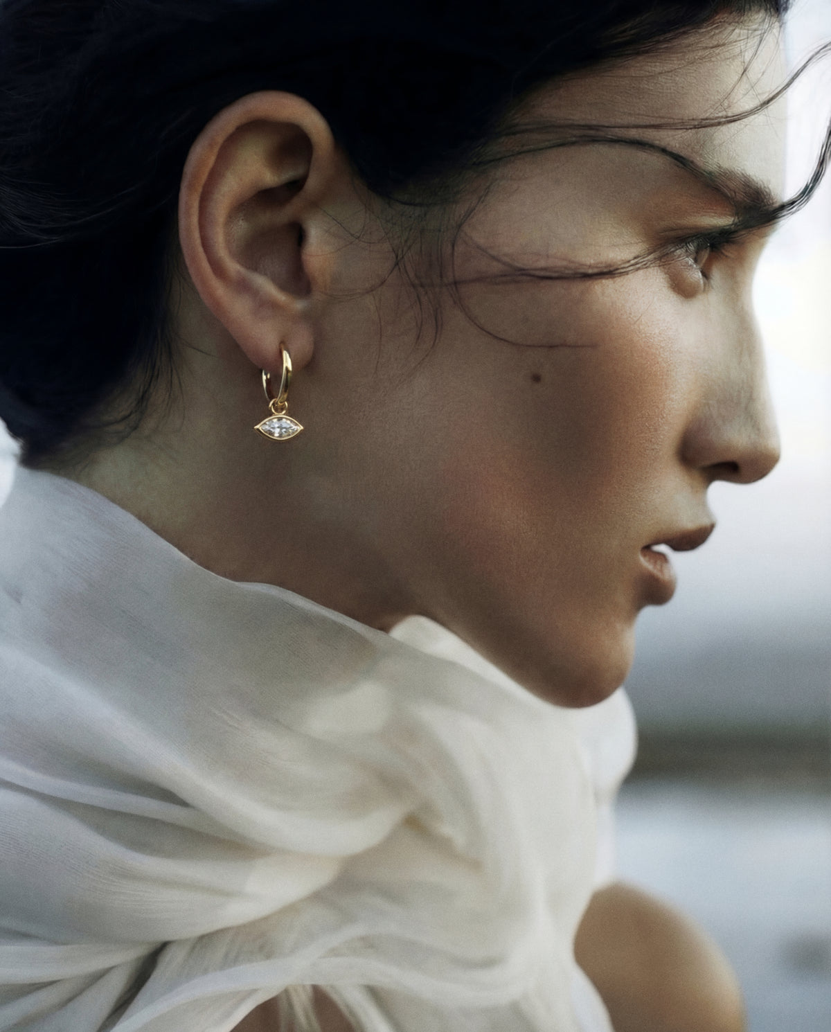 The Gold East-West Earrings