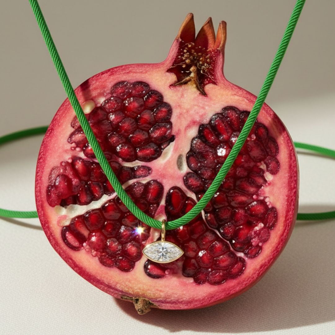 The Axis Necklace | Emerald