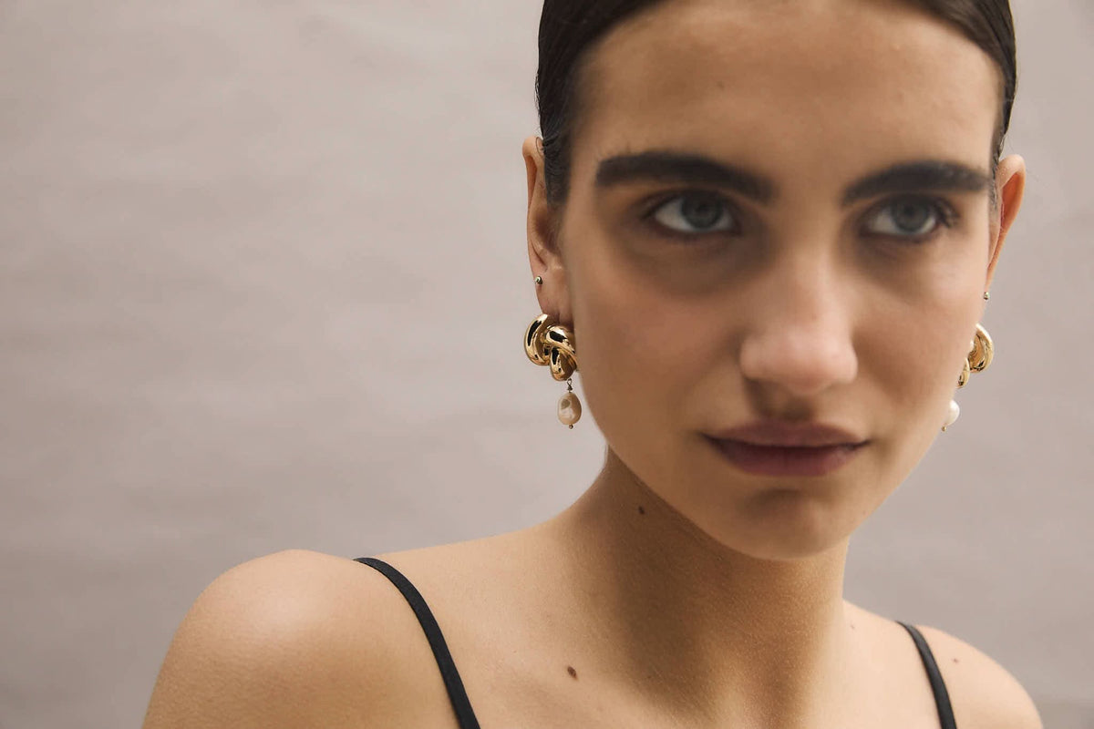 The Gold Forget Me-Knot Earrings