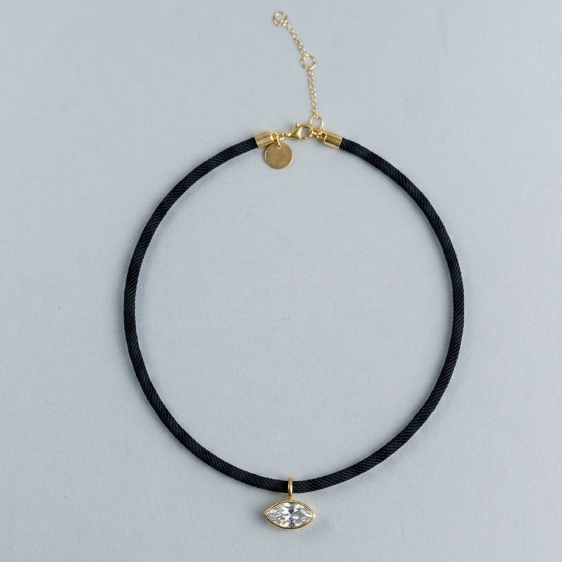 The Axis Necklace | Black