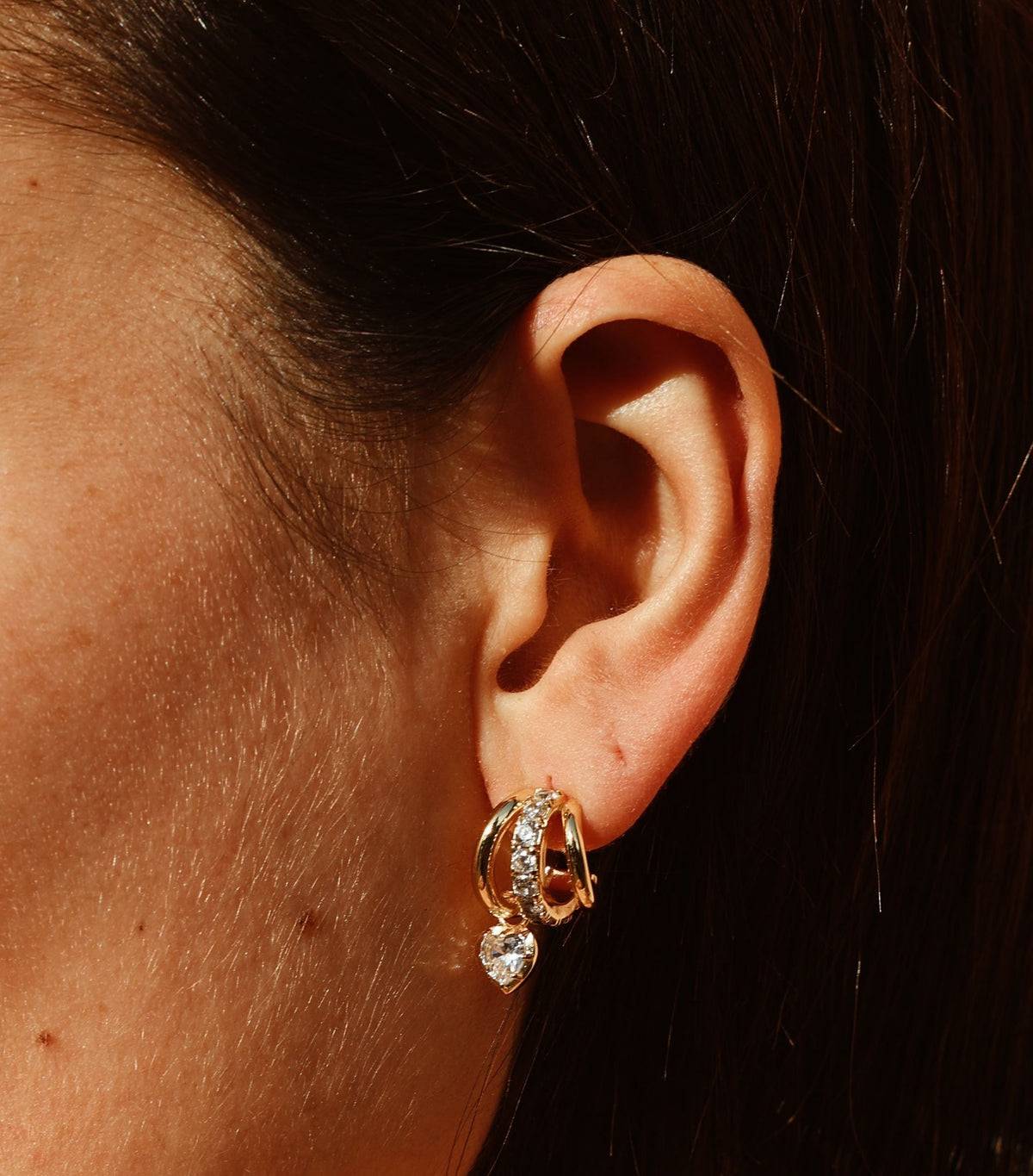 The Triple Threat Earrings