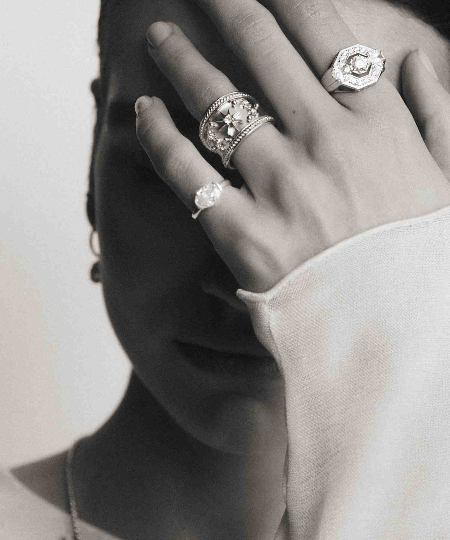 The Silver Constellation Ring