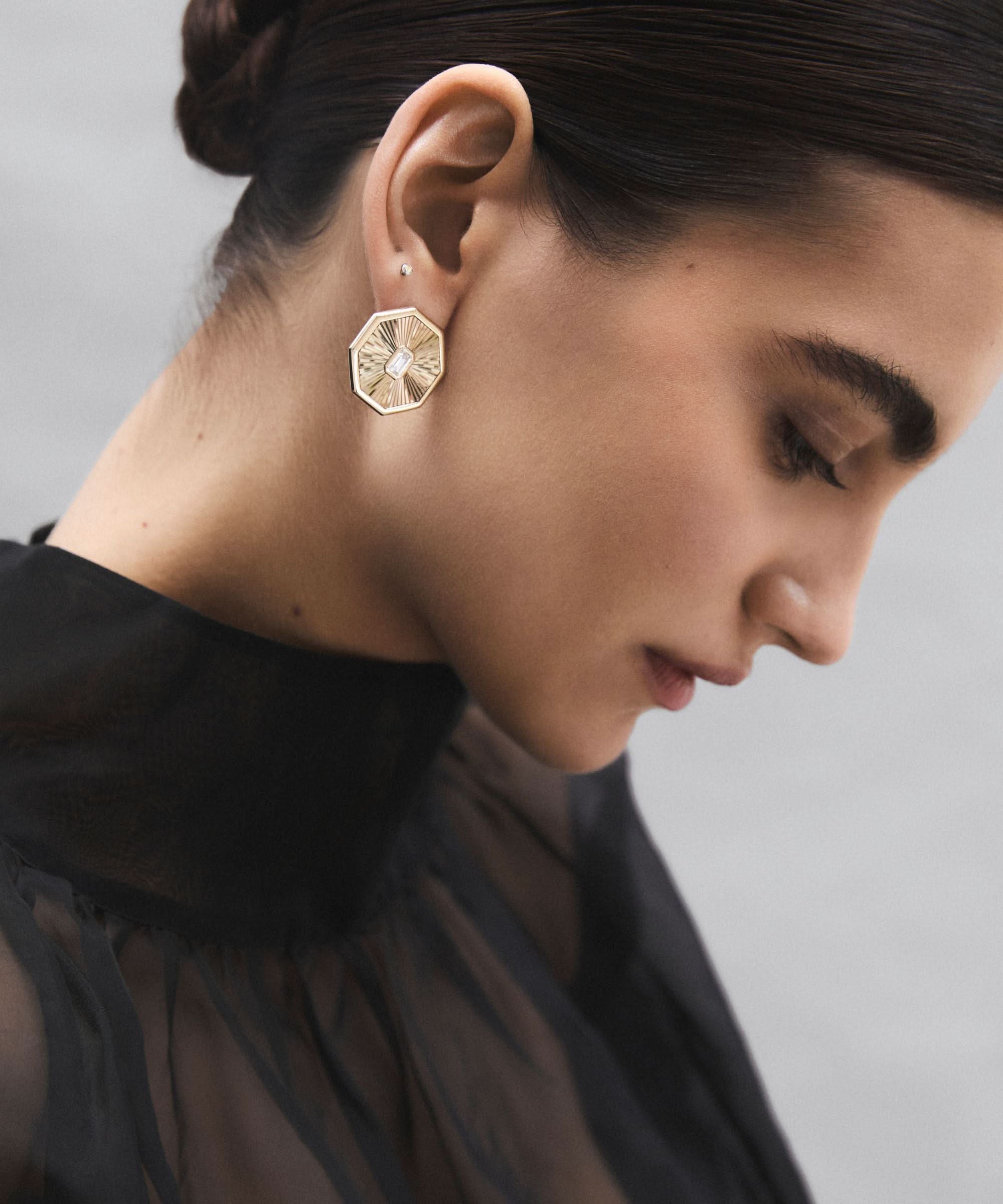 The Gold Eva Earrings