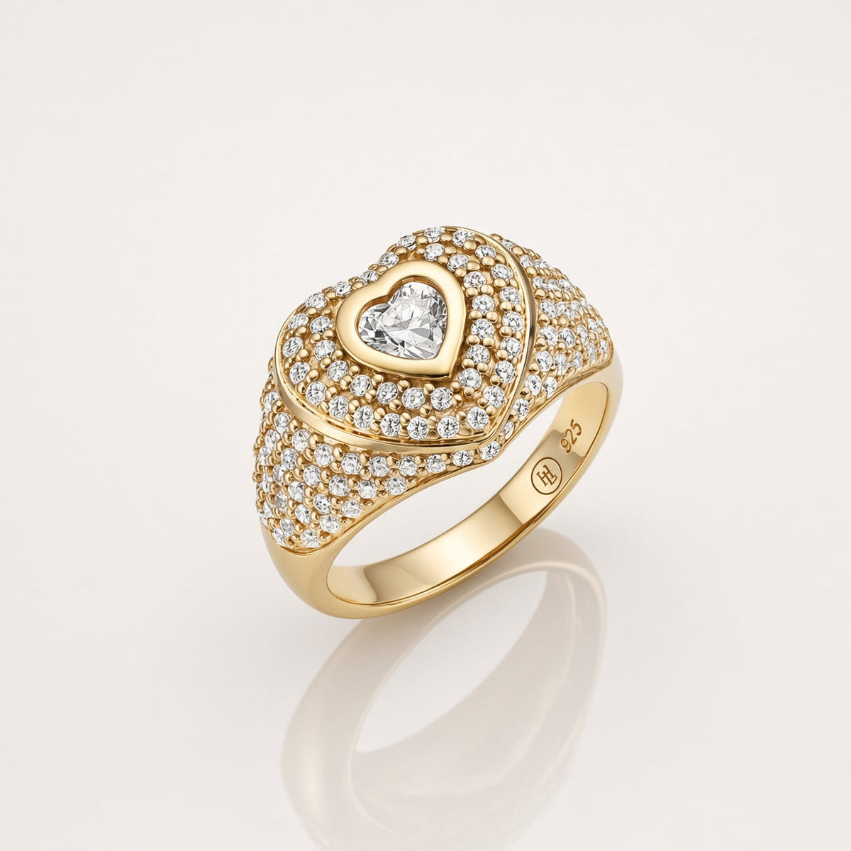 The Heart of Gold Ring