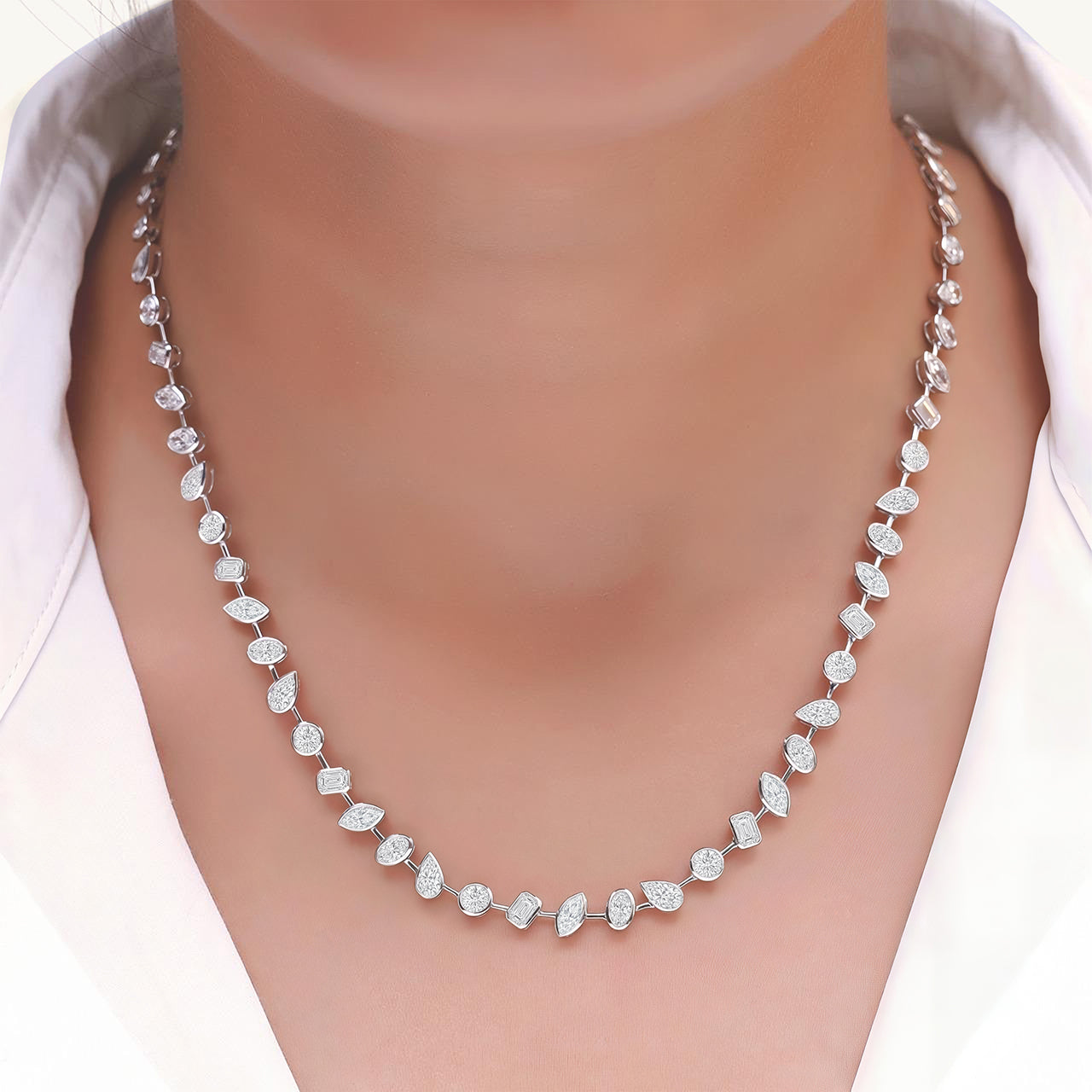 The Moissanite Rhapsody Necklace