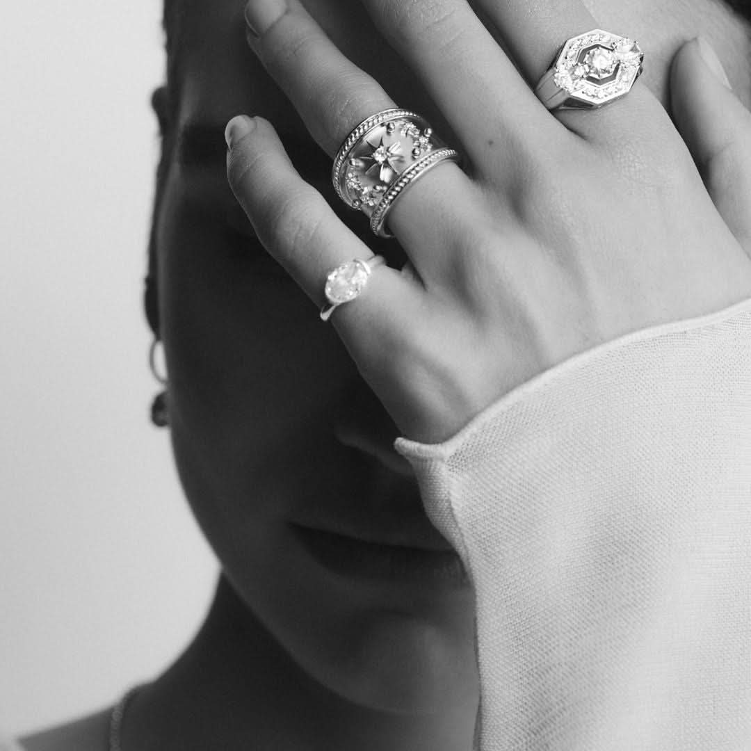 The Silver Chip Ring