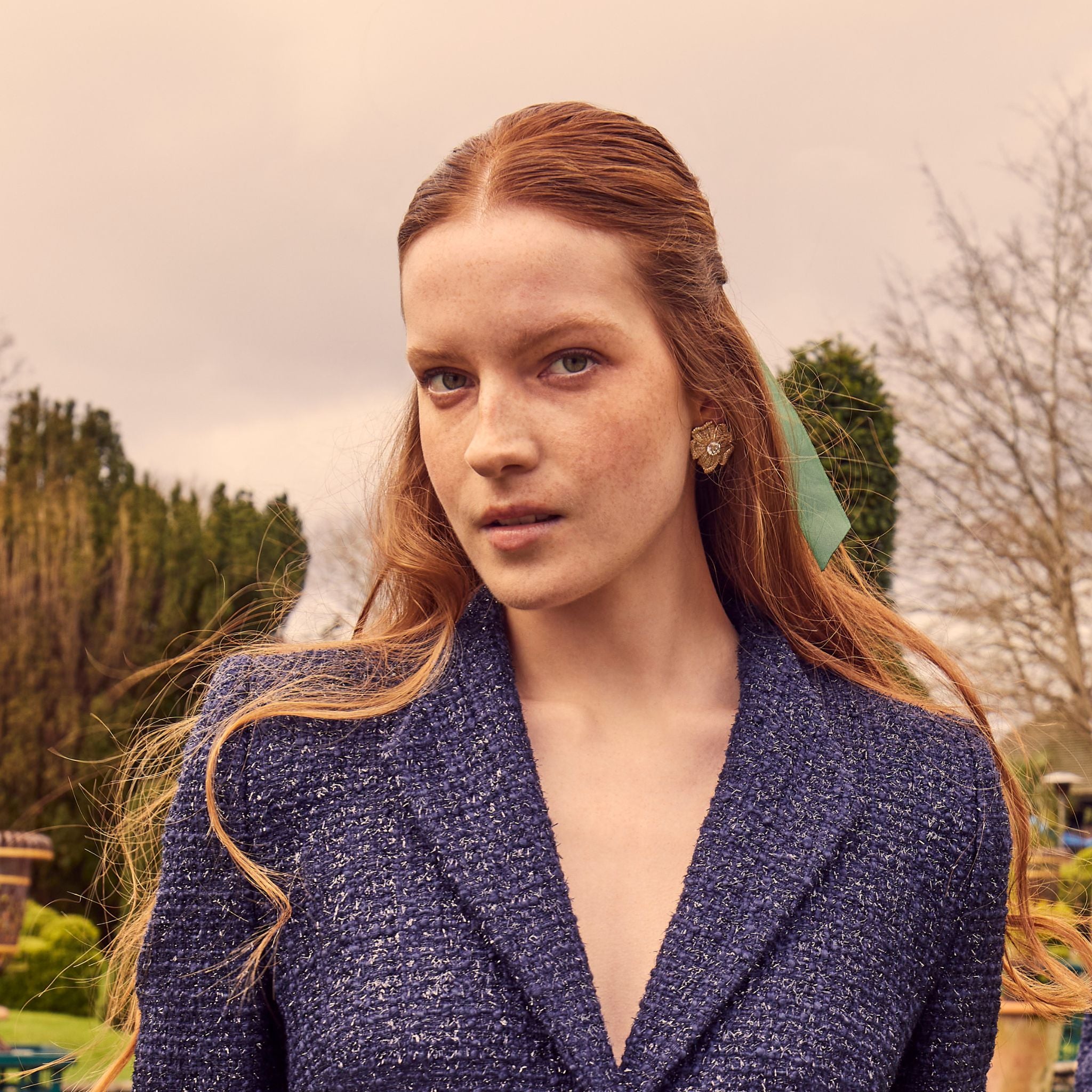 The Gold In Bloom Earrings