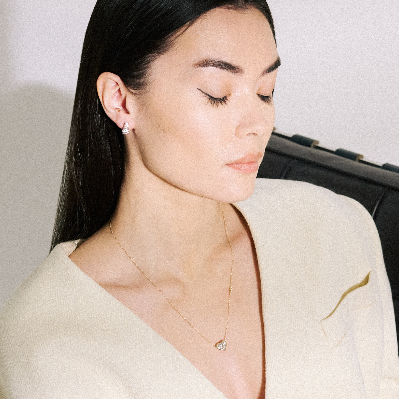 The Double 'Diamond' Studs