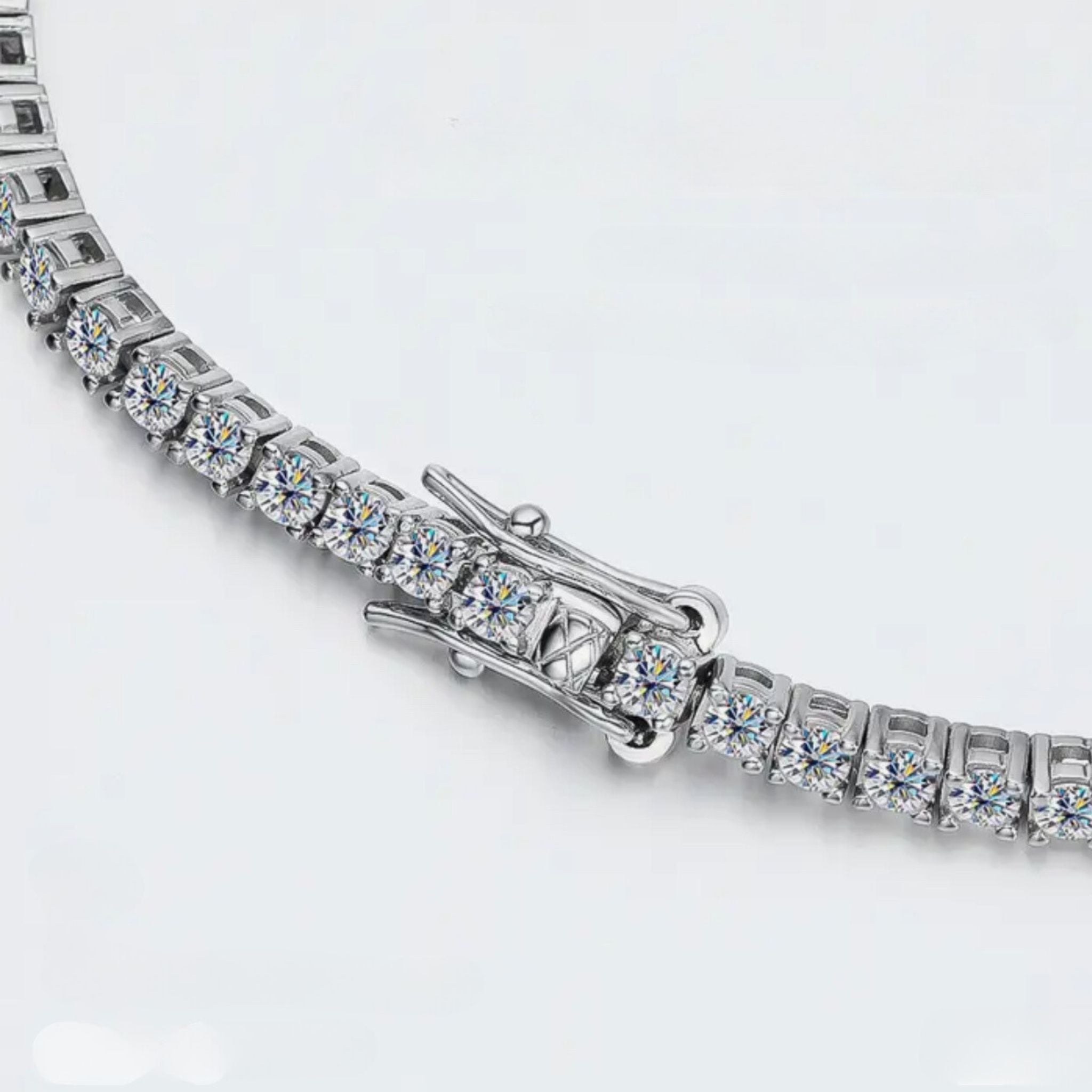 The Slim Moissanite Tennis Bracelet