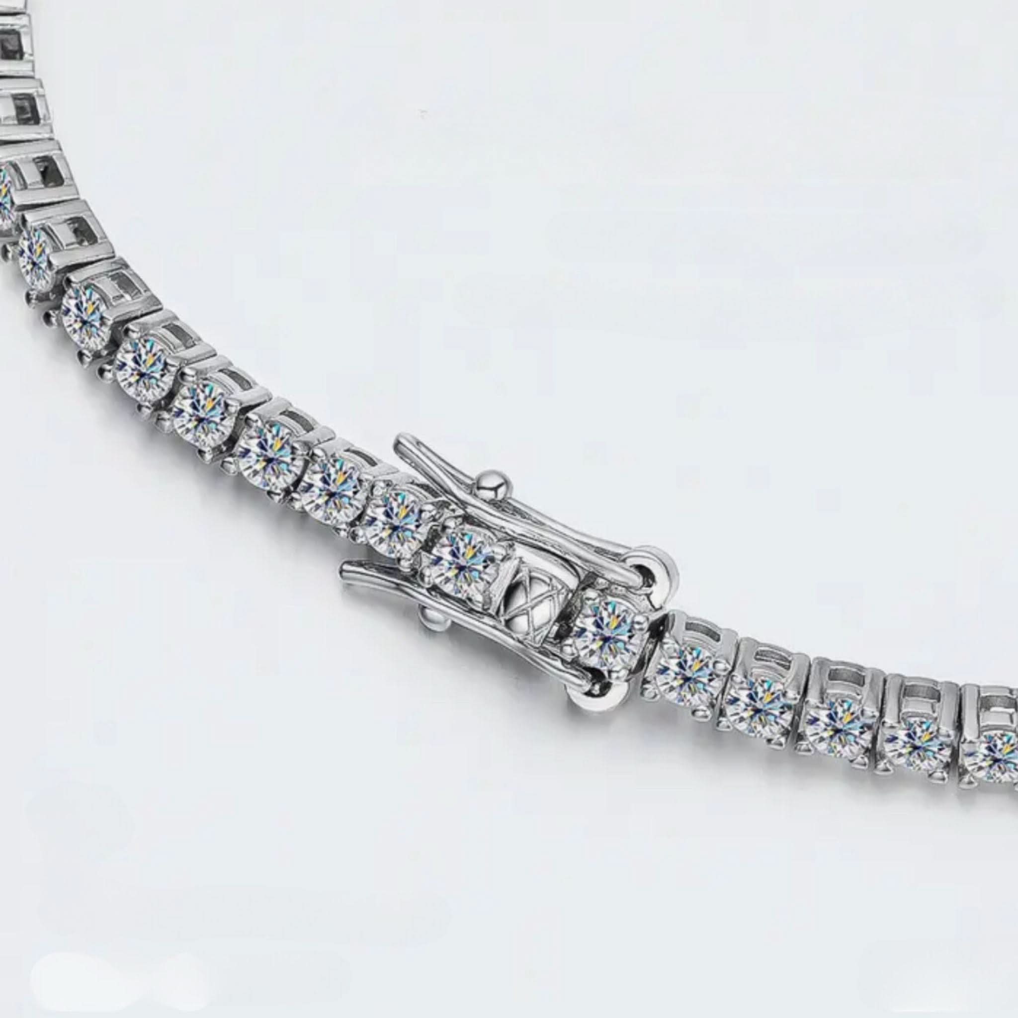 The Slim Moissanite Tennis Bracelet