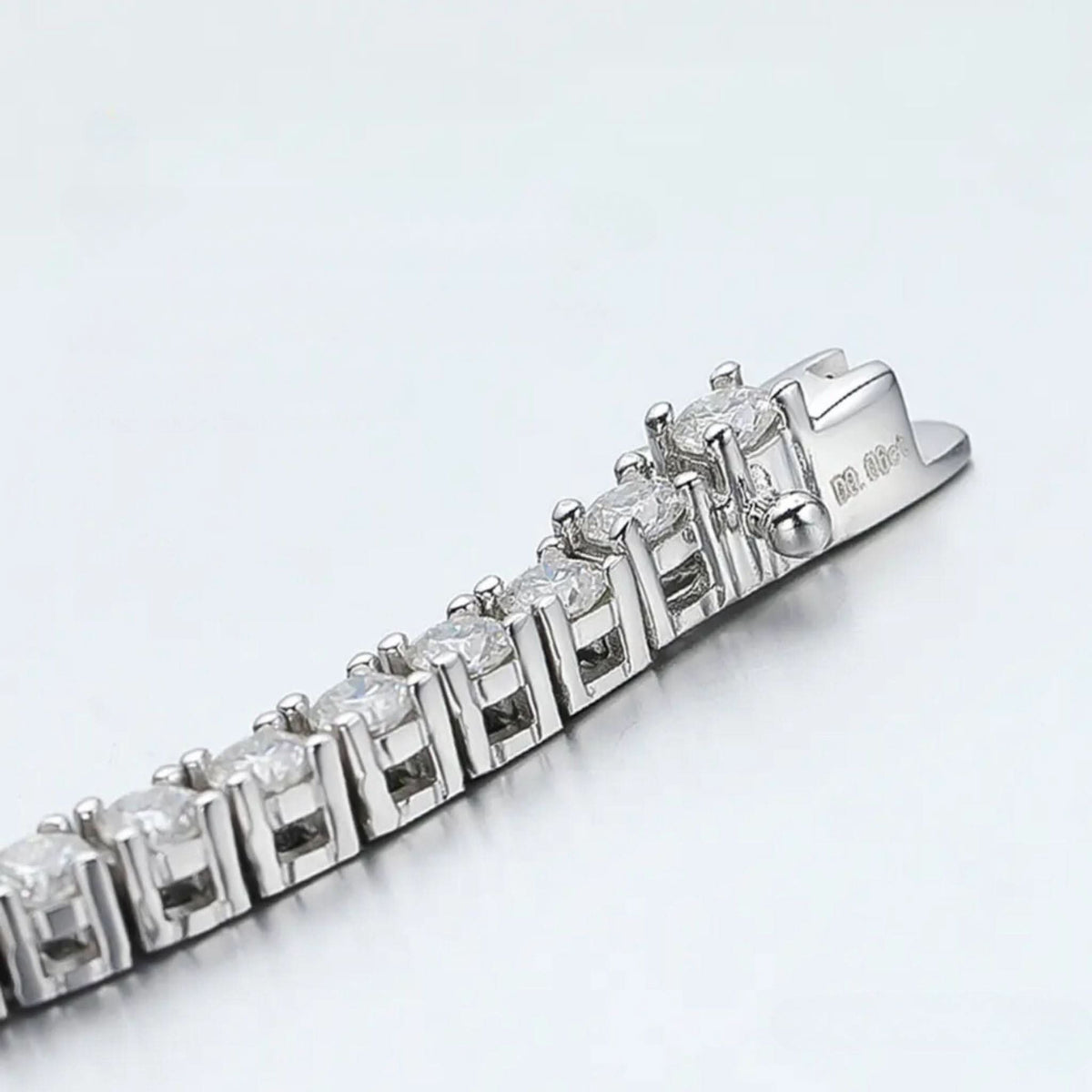 The Silver Moissanite Tennis Bracelet