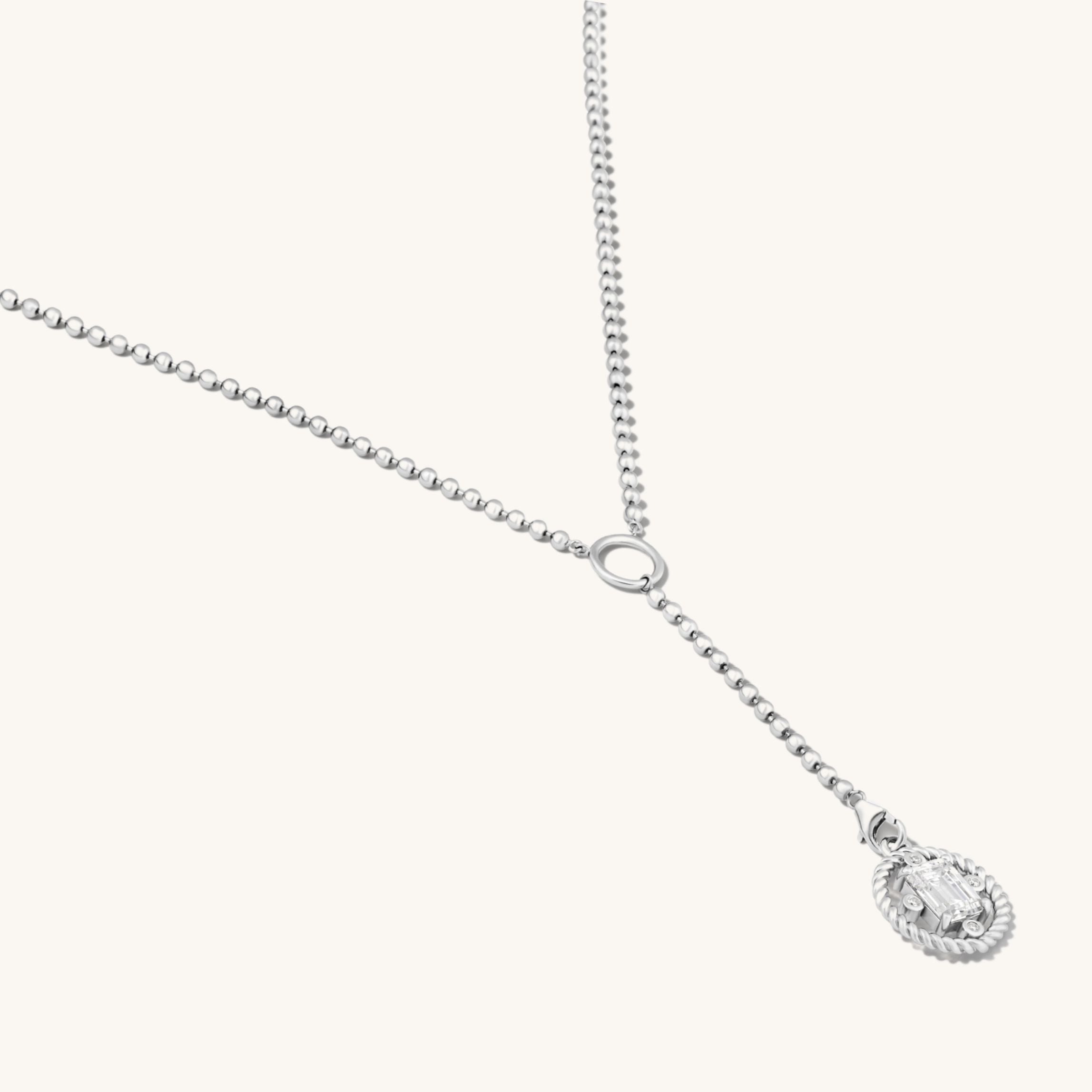 The Silver Zsa Zsa Lariat