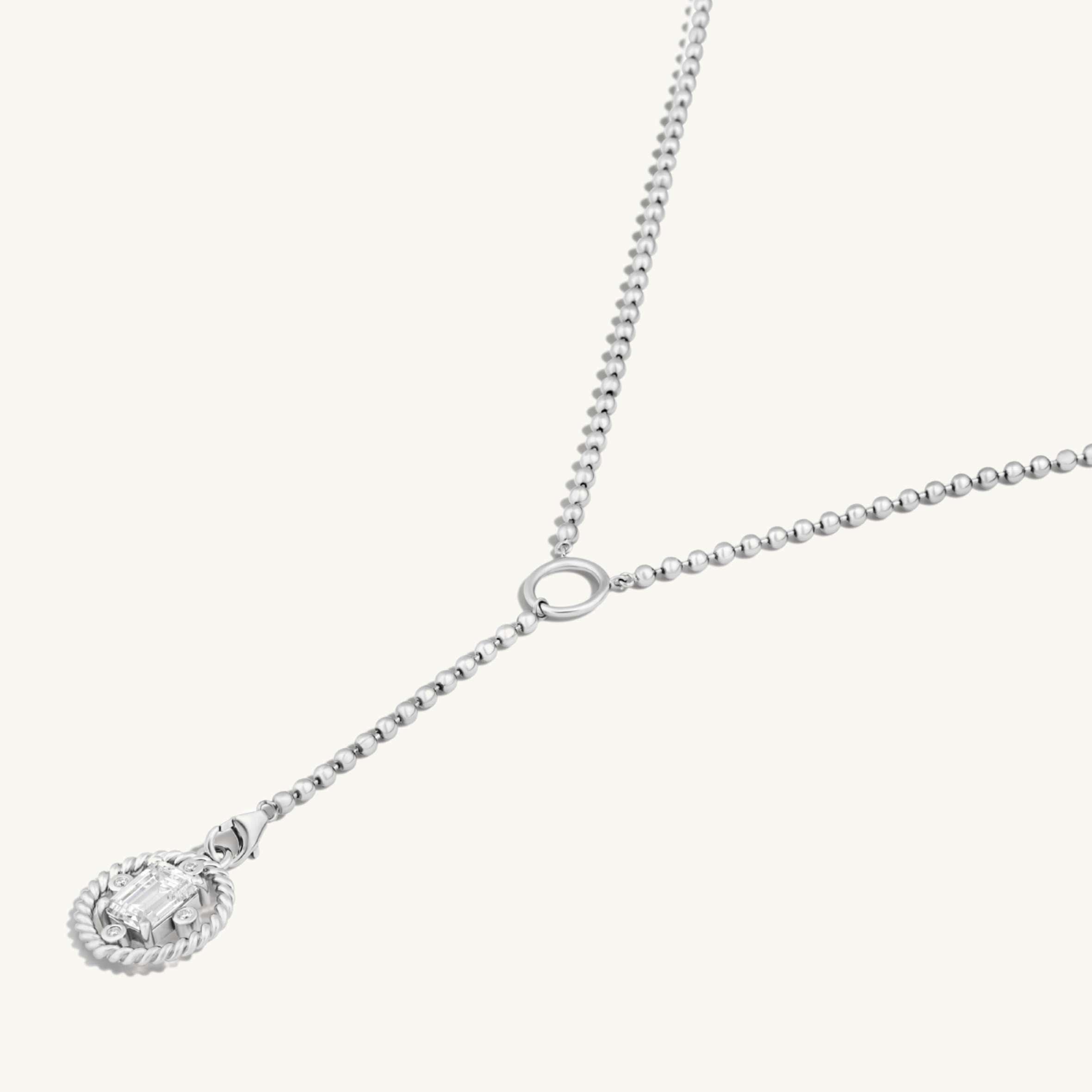 The Silver Zsa Zsa Lariat