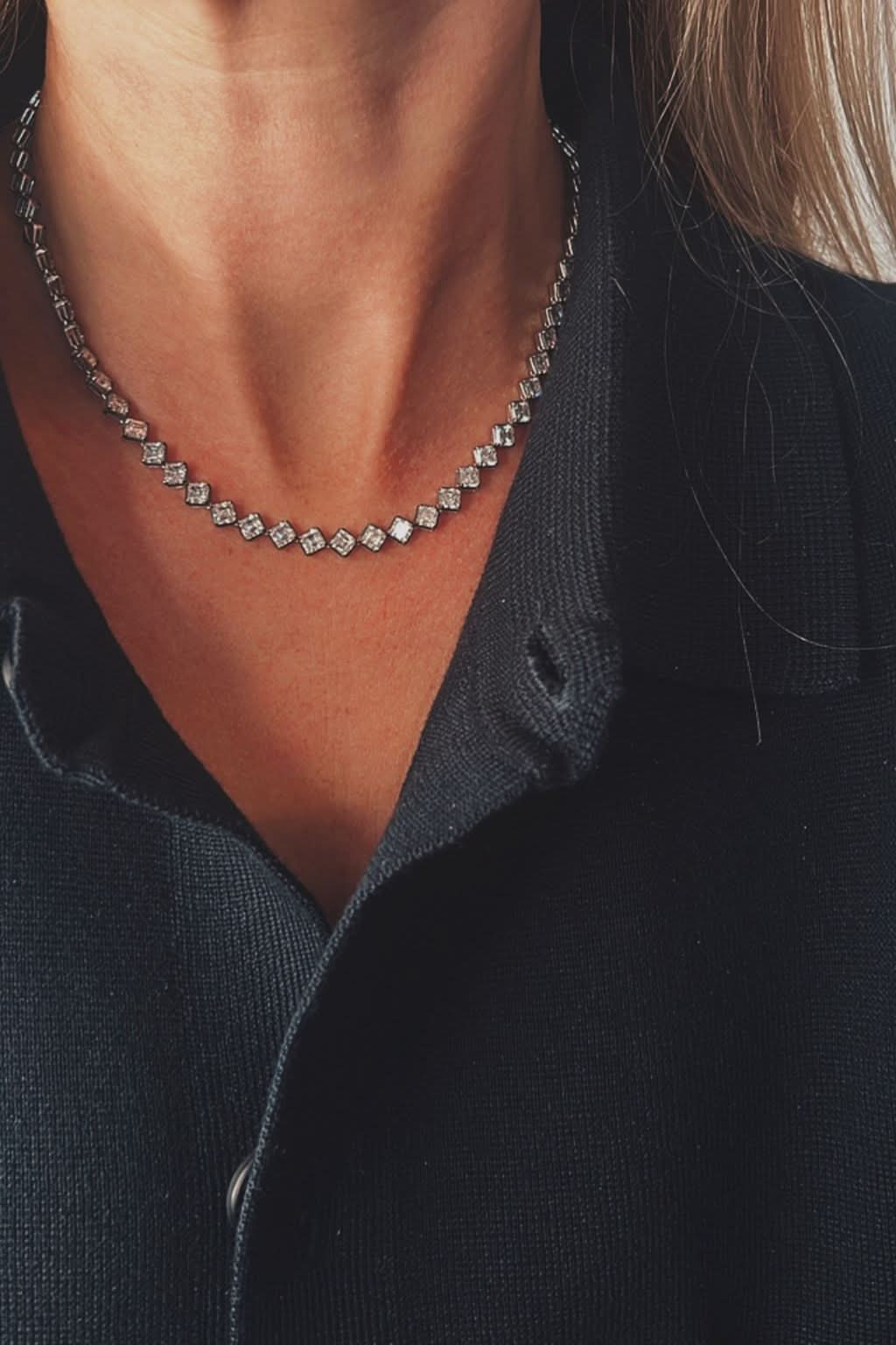 The Moissanite Nocturne Necklace