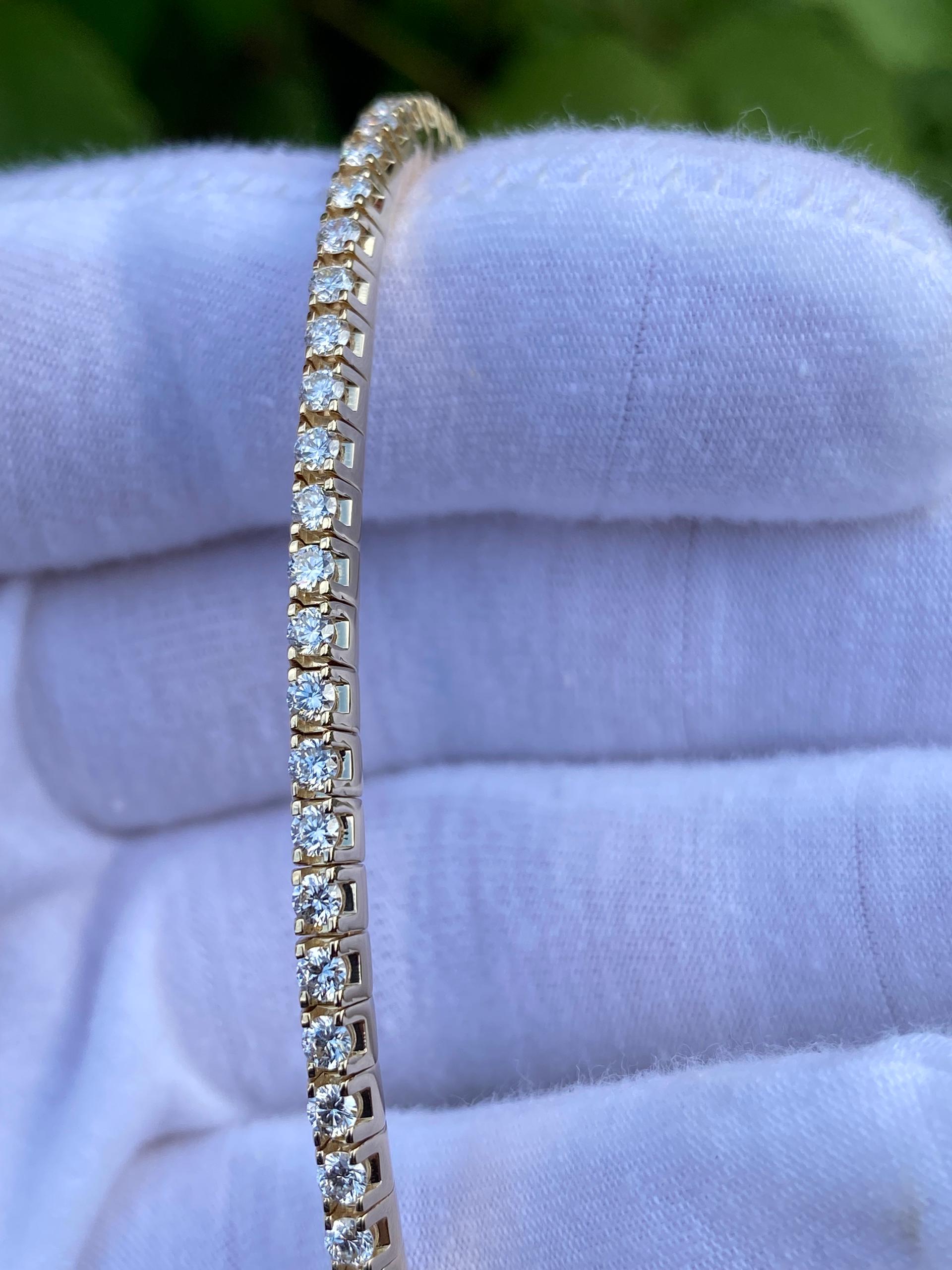 The Stretch Diamond Tennis Bracelet