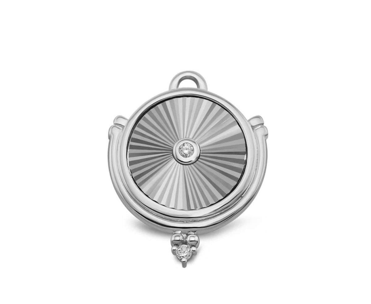 Sample: The Silver Anna Lariat Necklace
