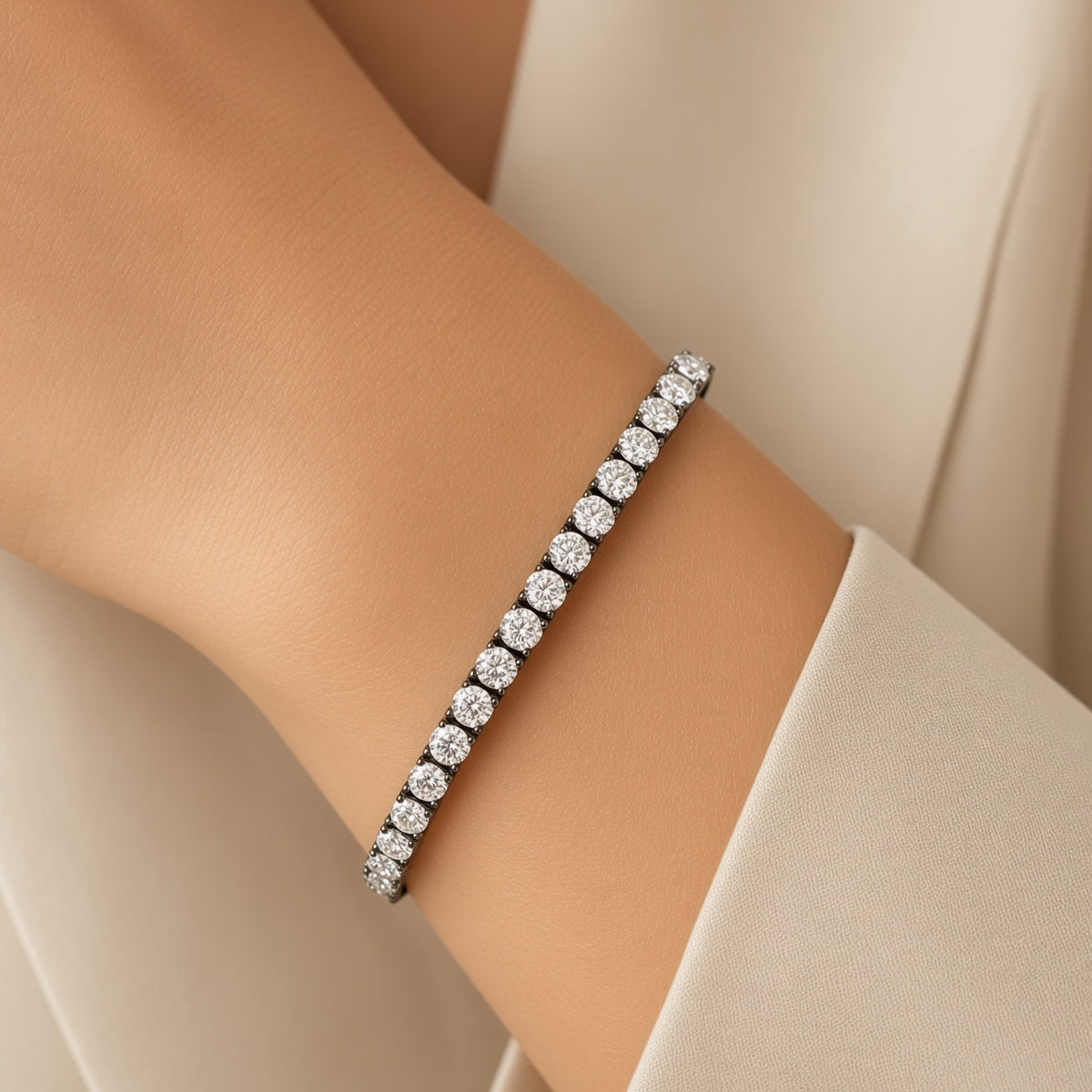 Sample: The Blackened Tennis Bracelets