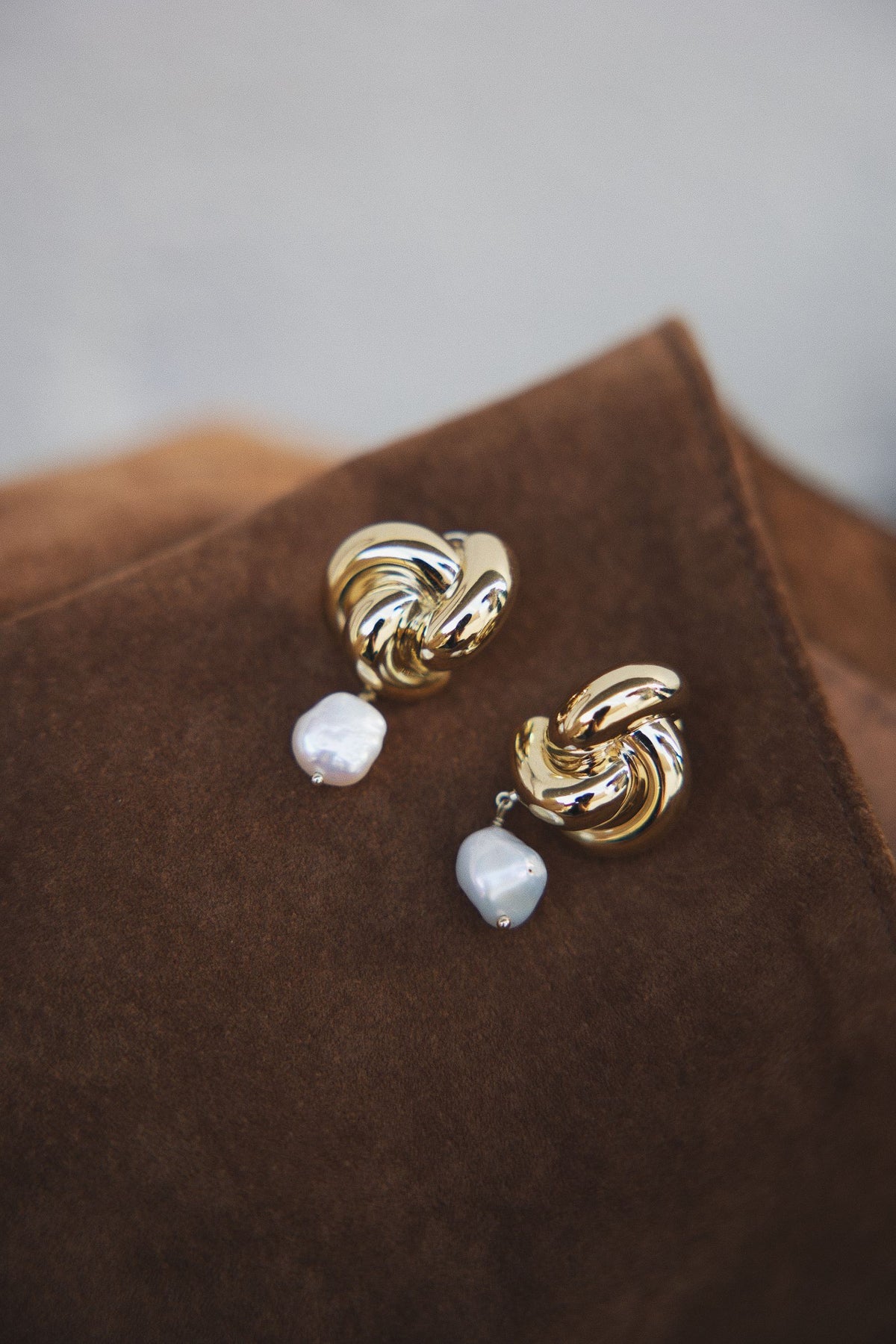 The Gold Forget Me-Knot Earrings
