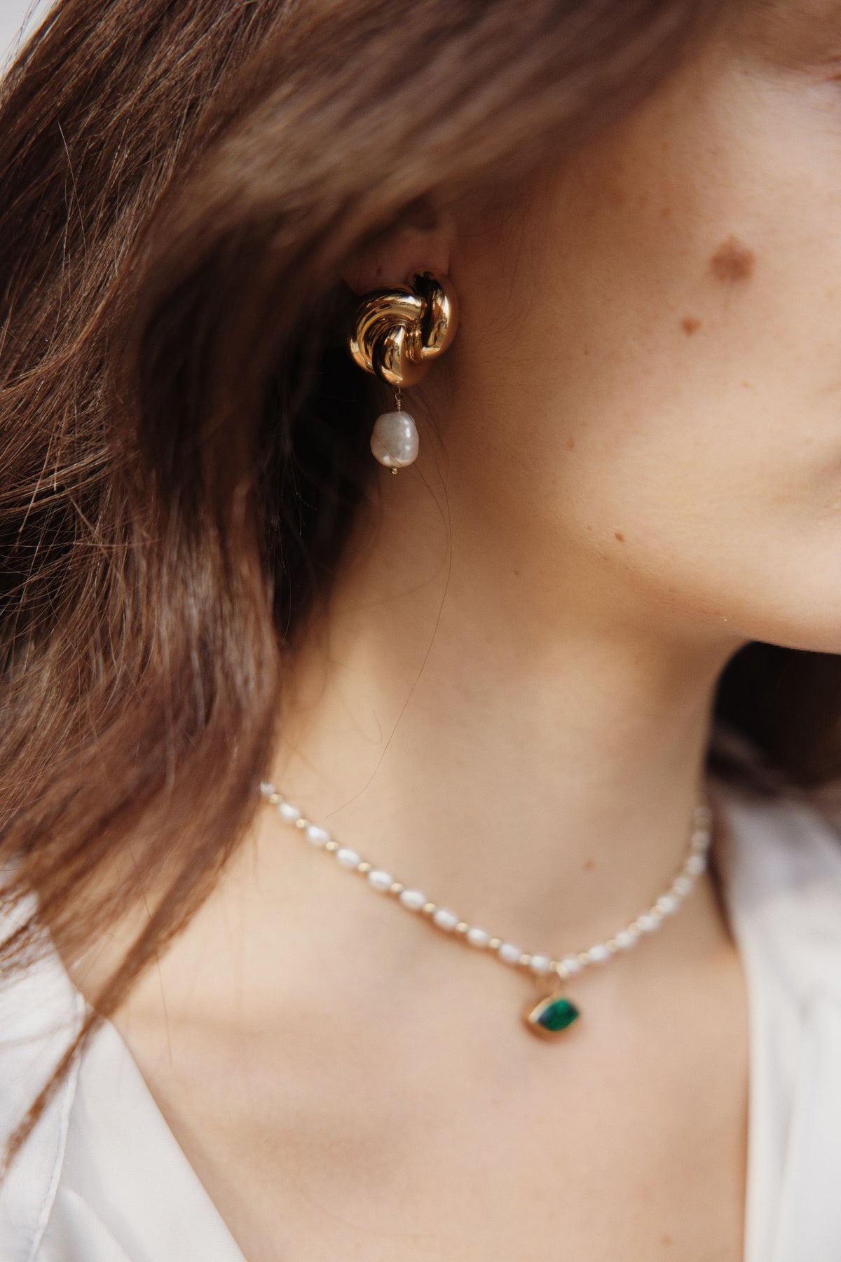 The Gold Forget Me-Knot Earrings