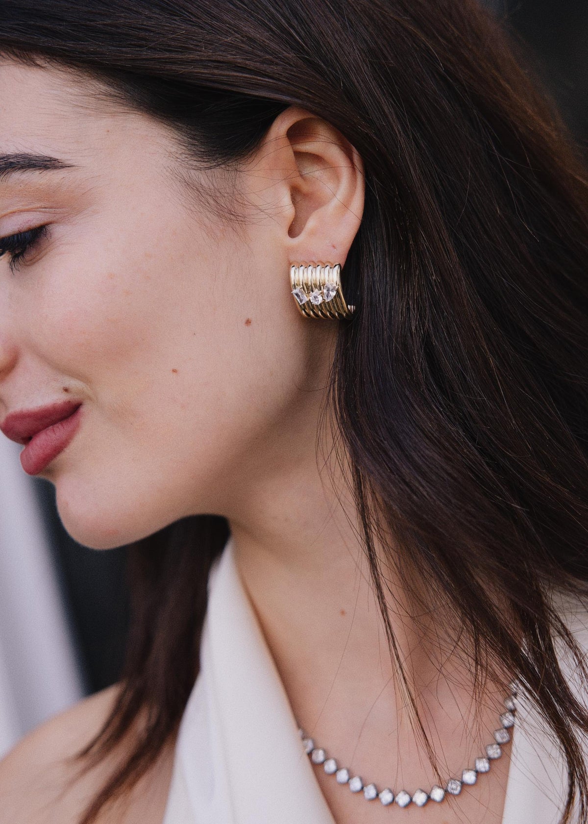 The Gold Sienna Earrings