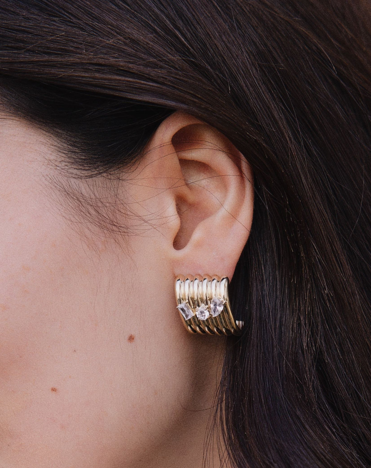The Gold Sienna Earrings