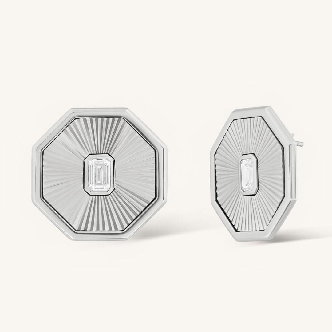 The Silver Eva Earrings