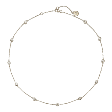The Short Gold 'Diamonds' By the Metre Necklace